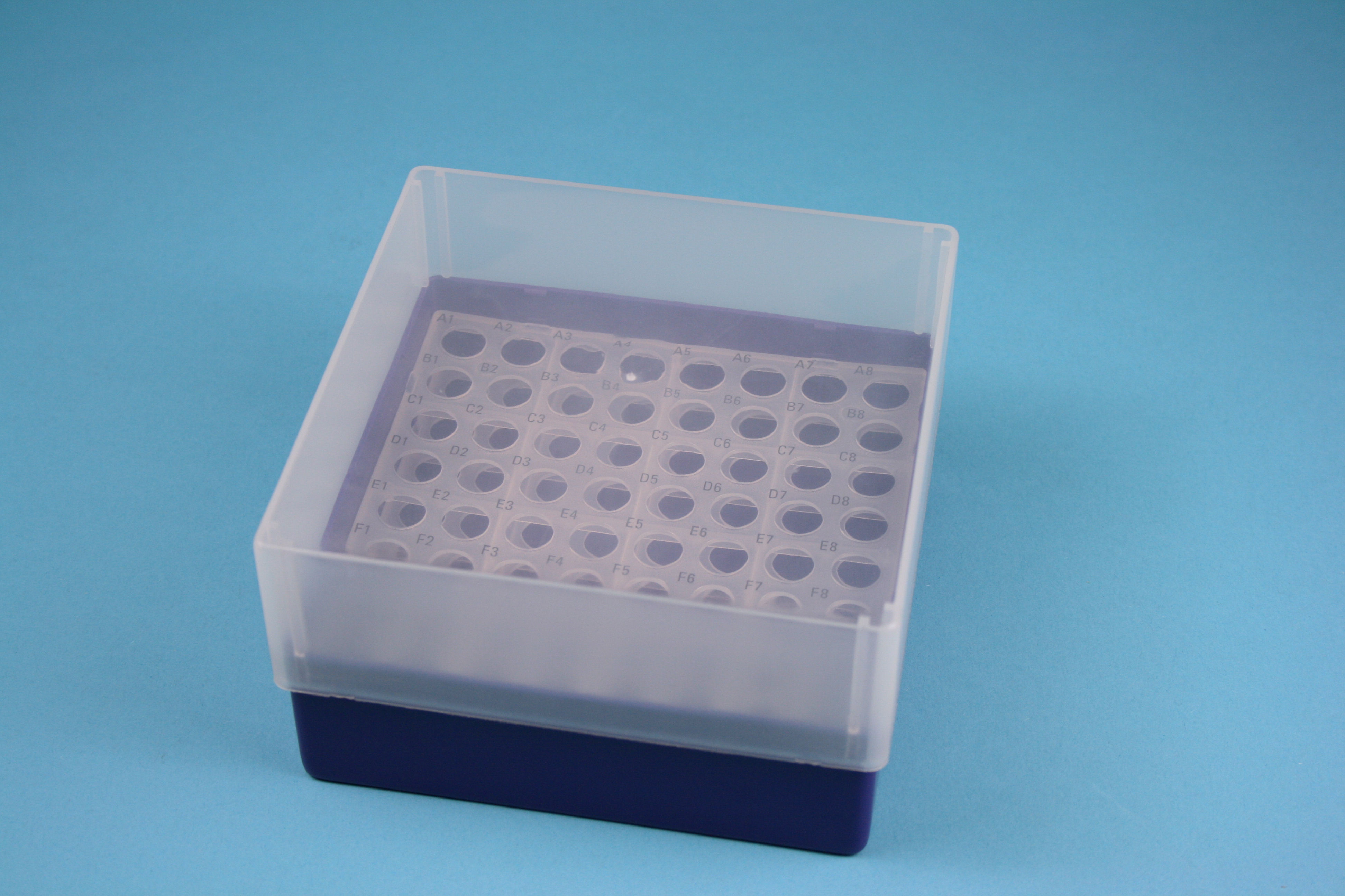 EPPi Box 75, 8x8, lilla, 75mm, fast, PP, 11mm