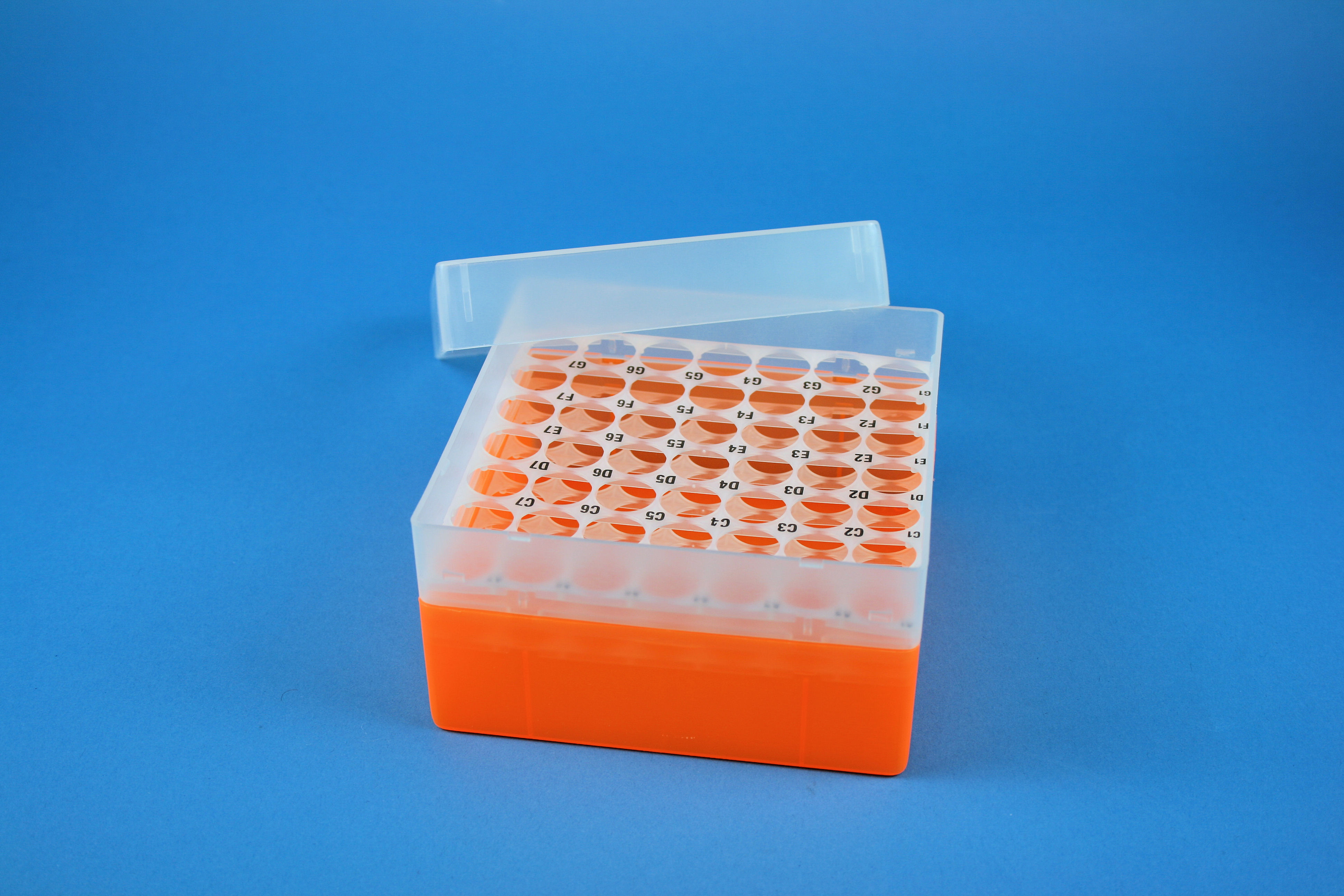 EPPi Box 80, 7x7, n-orange, 80mm, fast, PP, 16,5mm