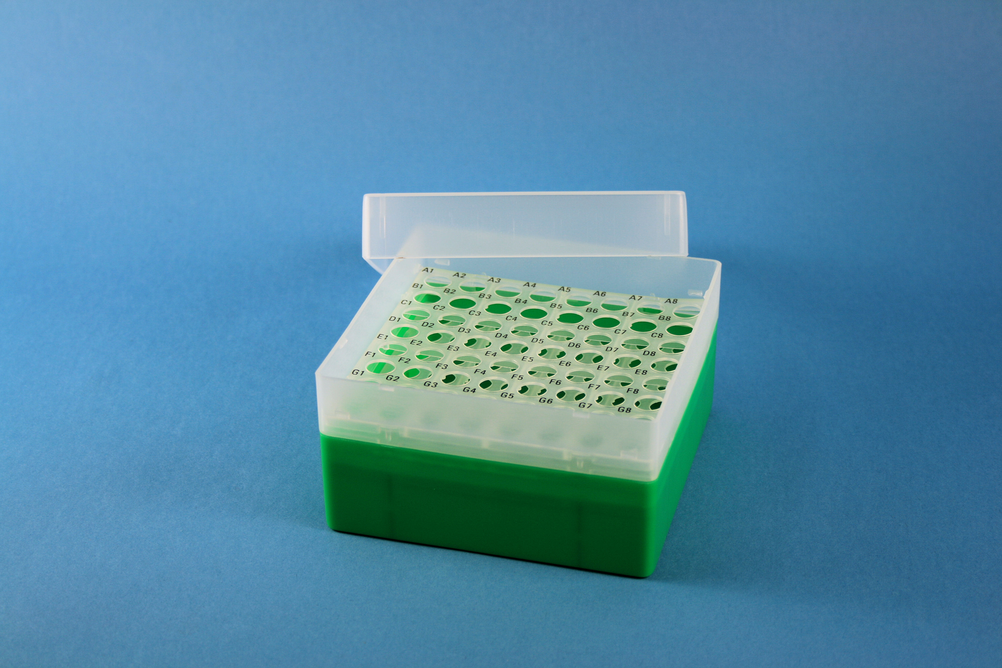 EPPi Box 80, 8x8, grøn, 80mm, fast, PP, 11mm