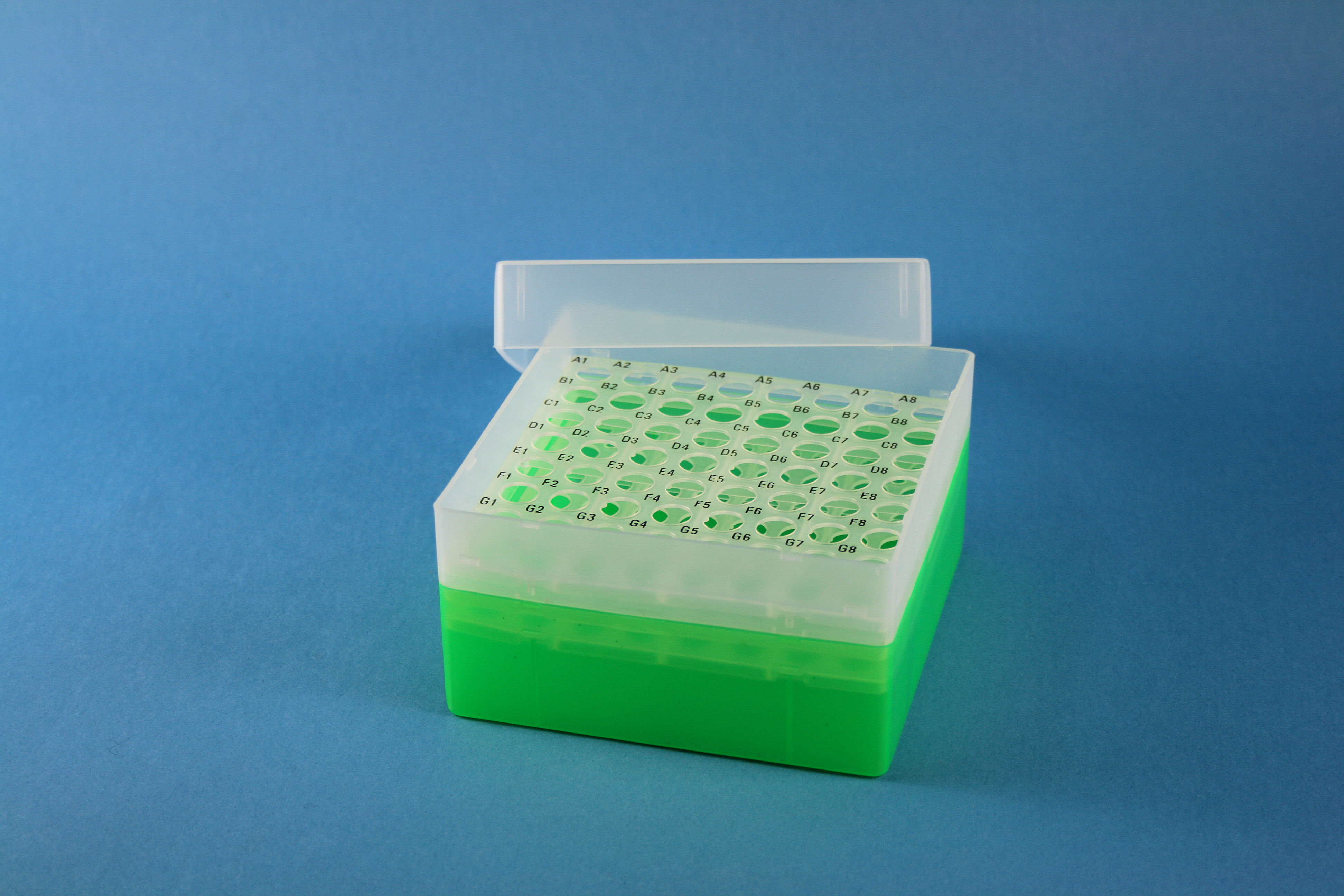 EPPi Box 80, 8x8, n-grøn, 80mm, fast, PP, 11mm