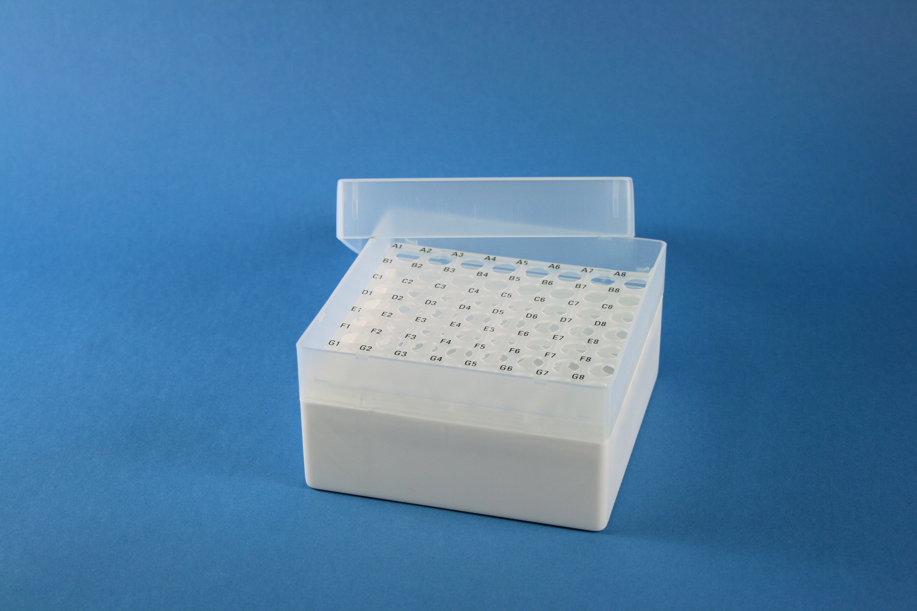 EPPi Box 80, 8x8, hvid, 80mm, fast, PP, 11mm