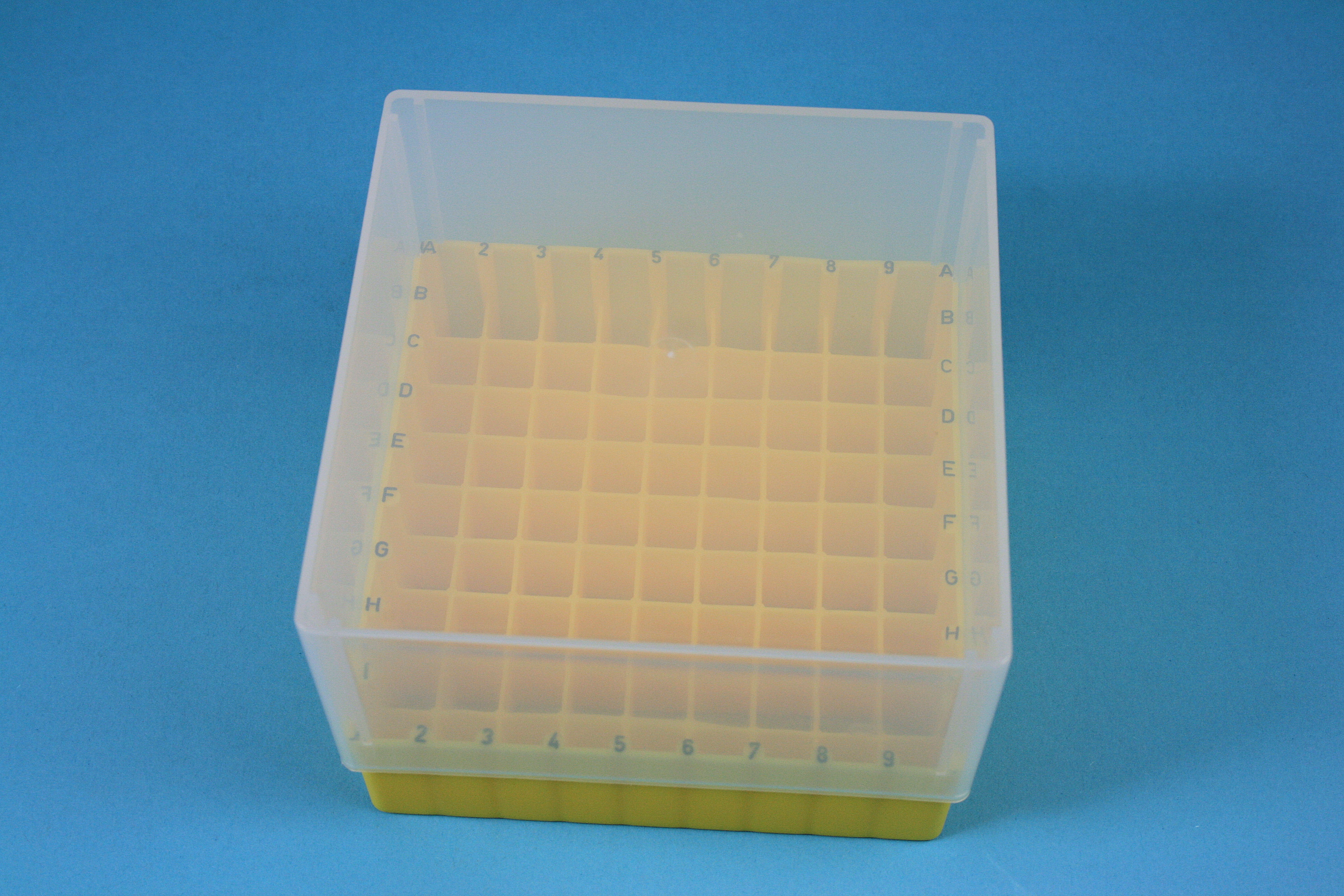 EPPi Box 95, 9x9, gul, 95mm, fast, PP, 12,5mm, ID