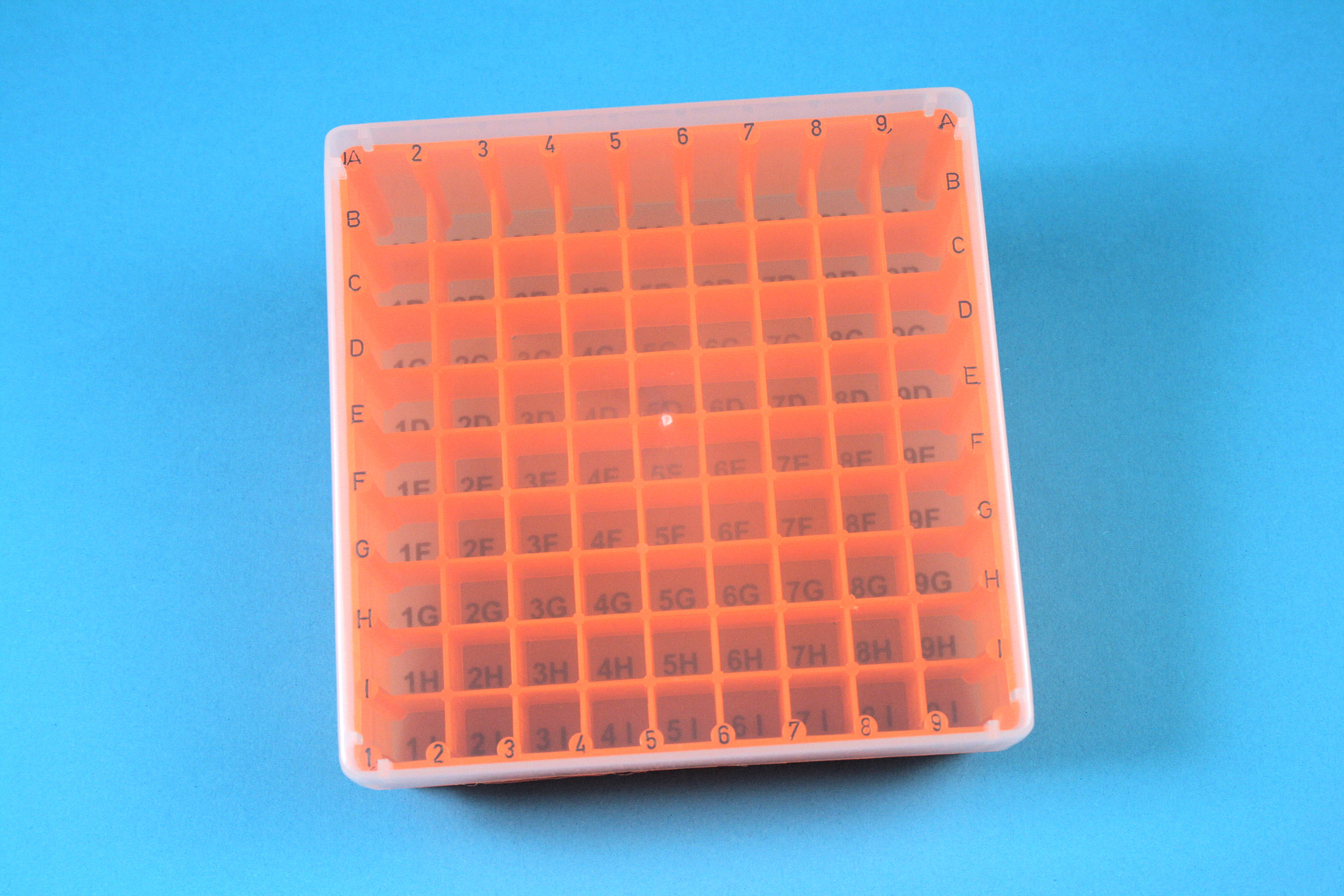 EPPi Box 50, 9x9, n-orange, 52mm, fast, PP, 12,5mm