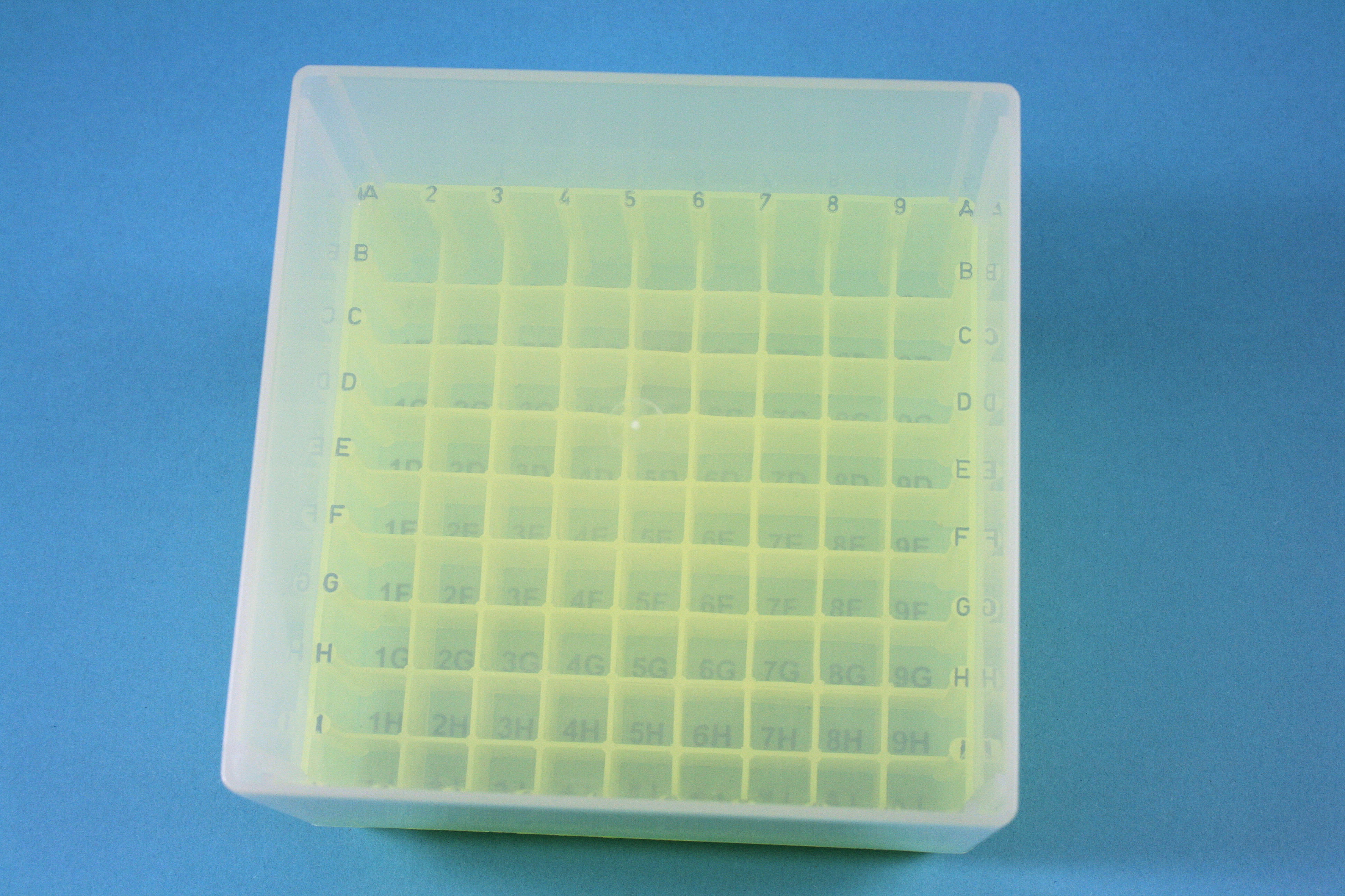 EPPi Box 95, 9x9, n-gul, 95mm, fast, PP, 12,5mm, I