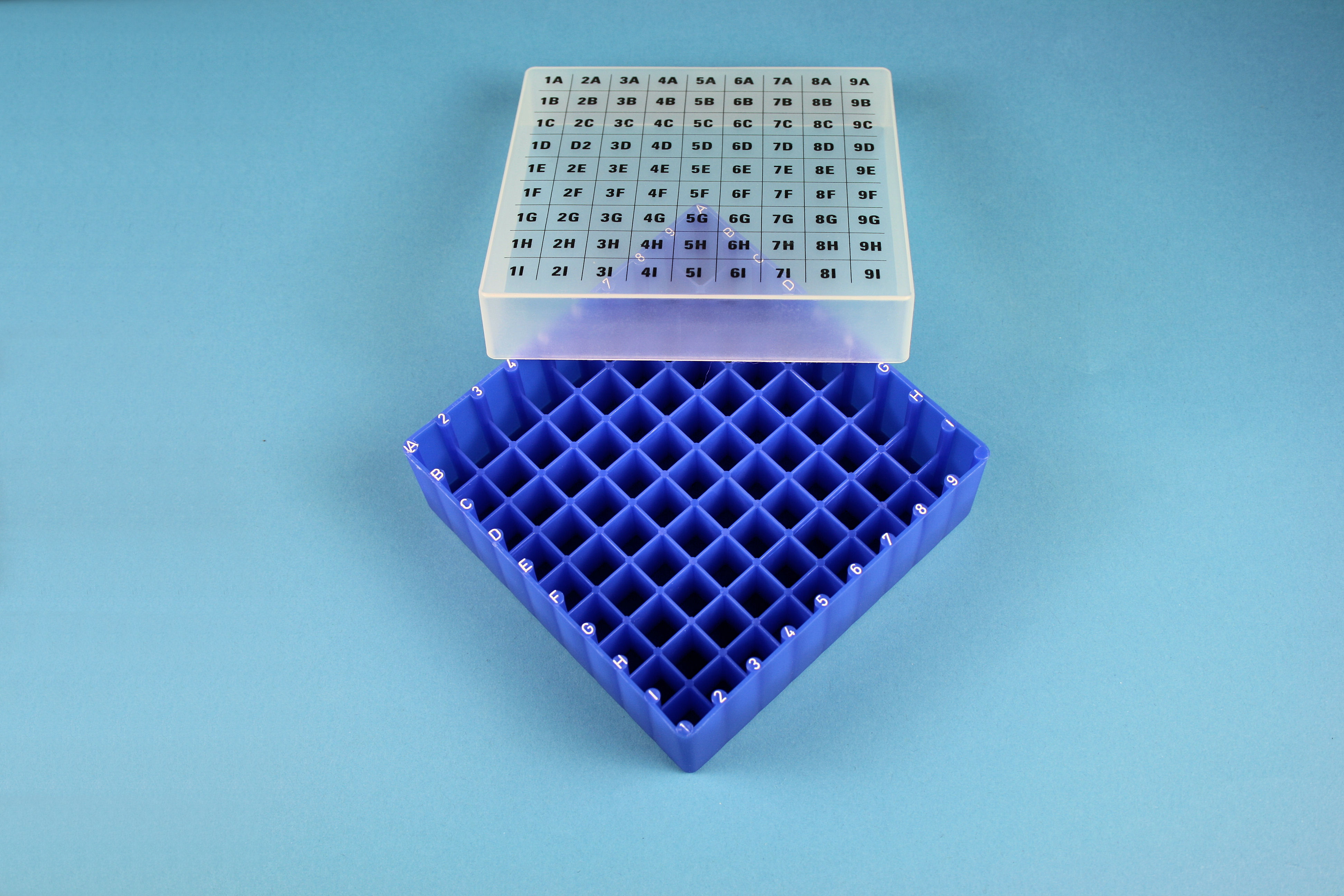 EPPi Box 45, 9x9, n-blå, 45-53mm, var., PP, 12,5mm