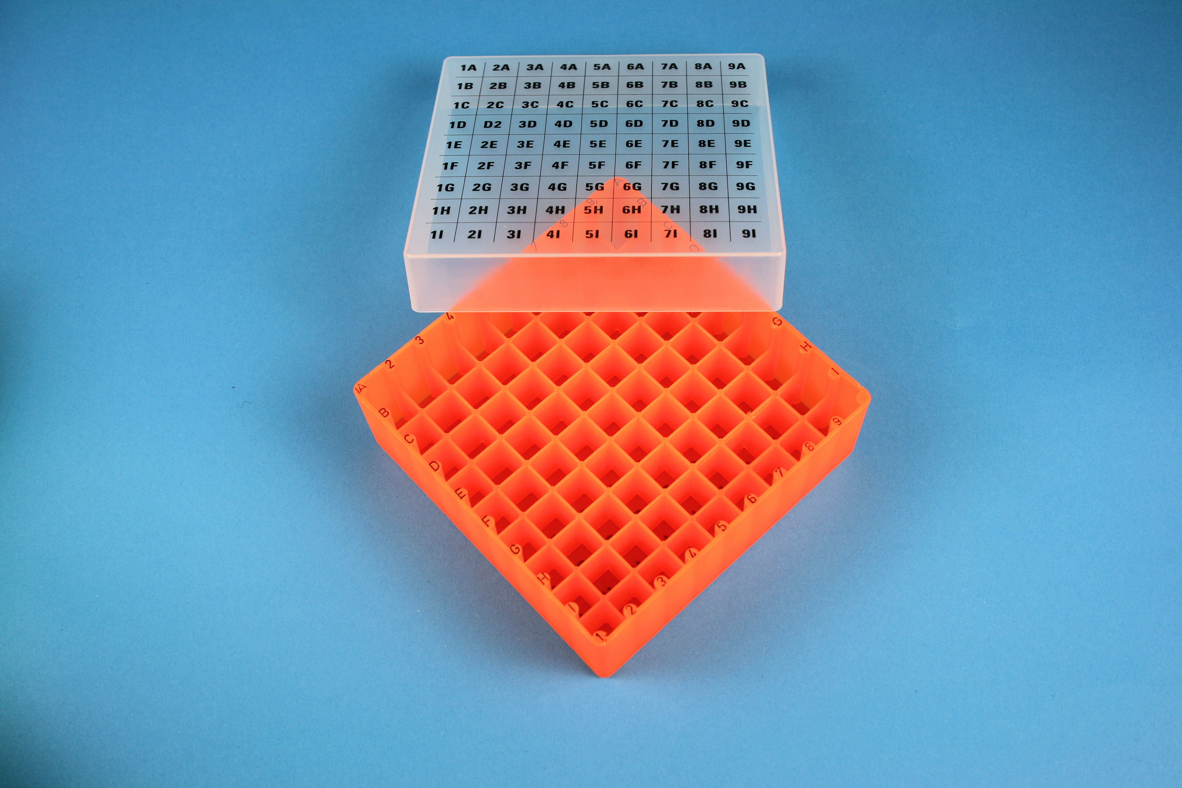 EPPi Box 45, 9x9, n-orange, 45-53mm, var., PP, 12,