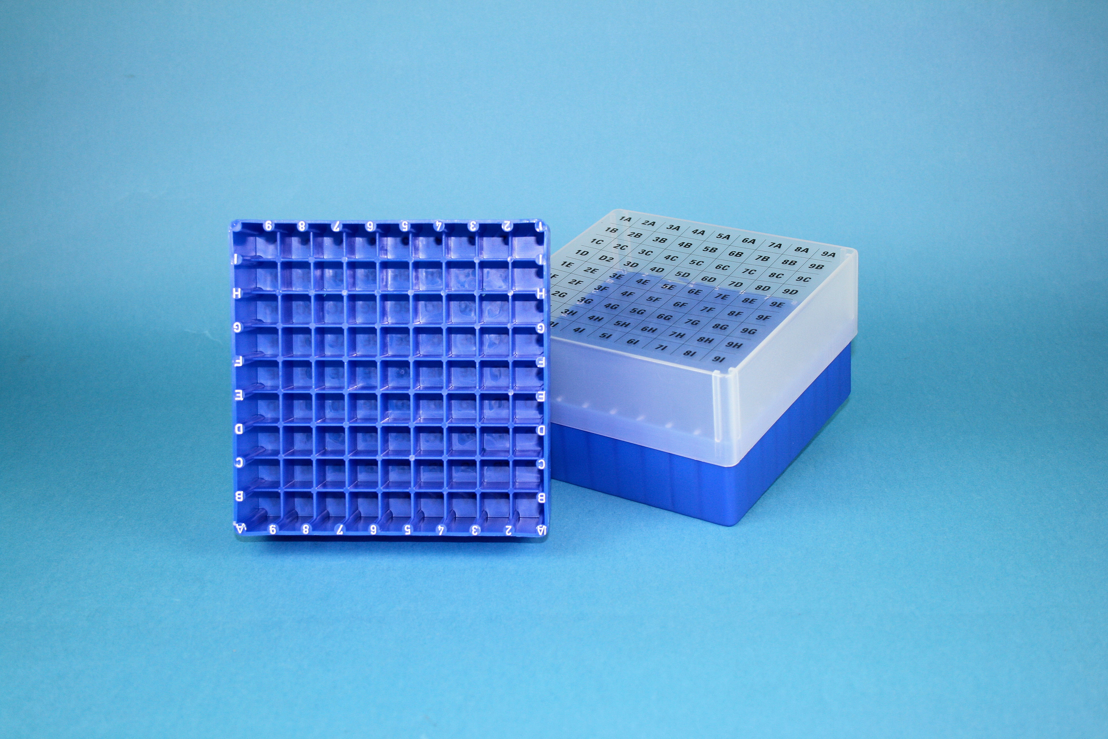 EPPi Box 75, 9x9, n-blå, 75mm, fast, PP, 12,5mm, I