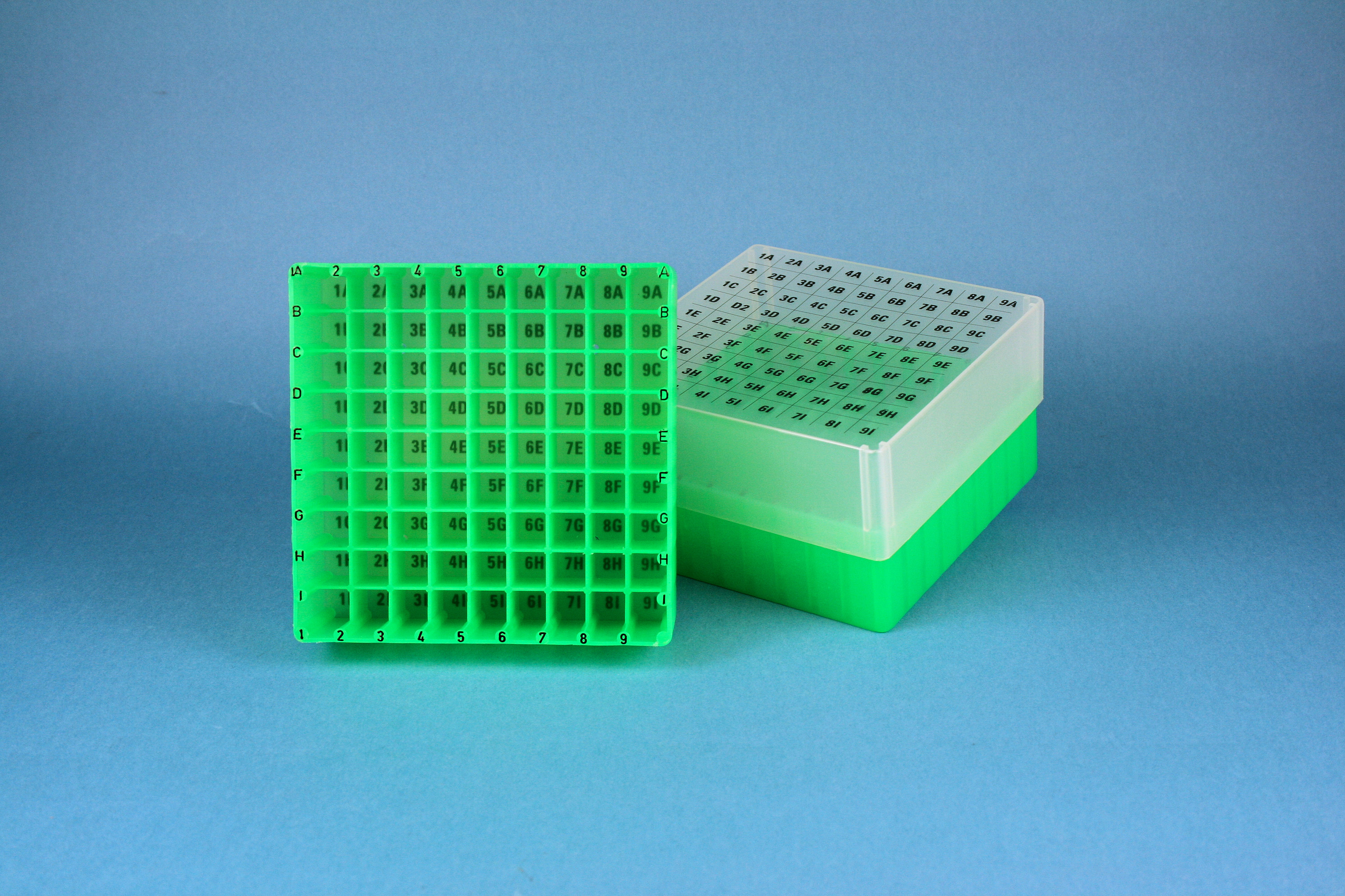 EPPi Box 75, 9x9, n-grøn, 75mm, fast, PP, 12,5mm,