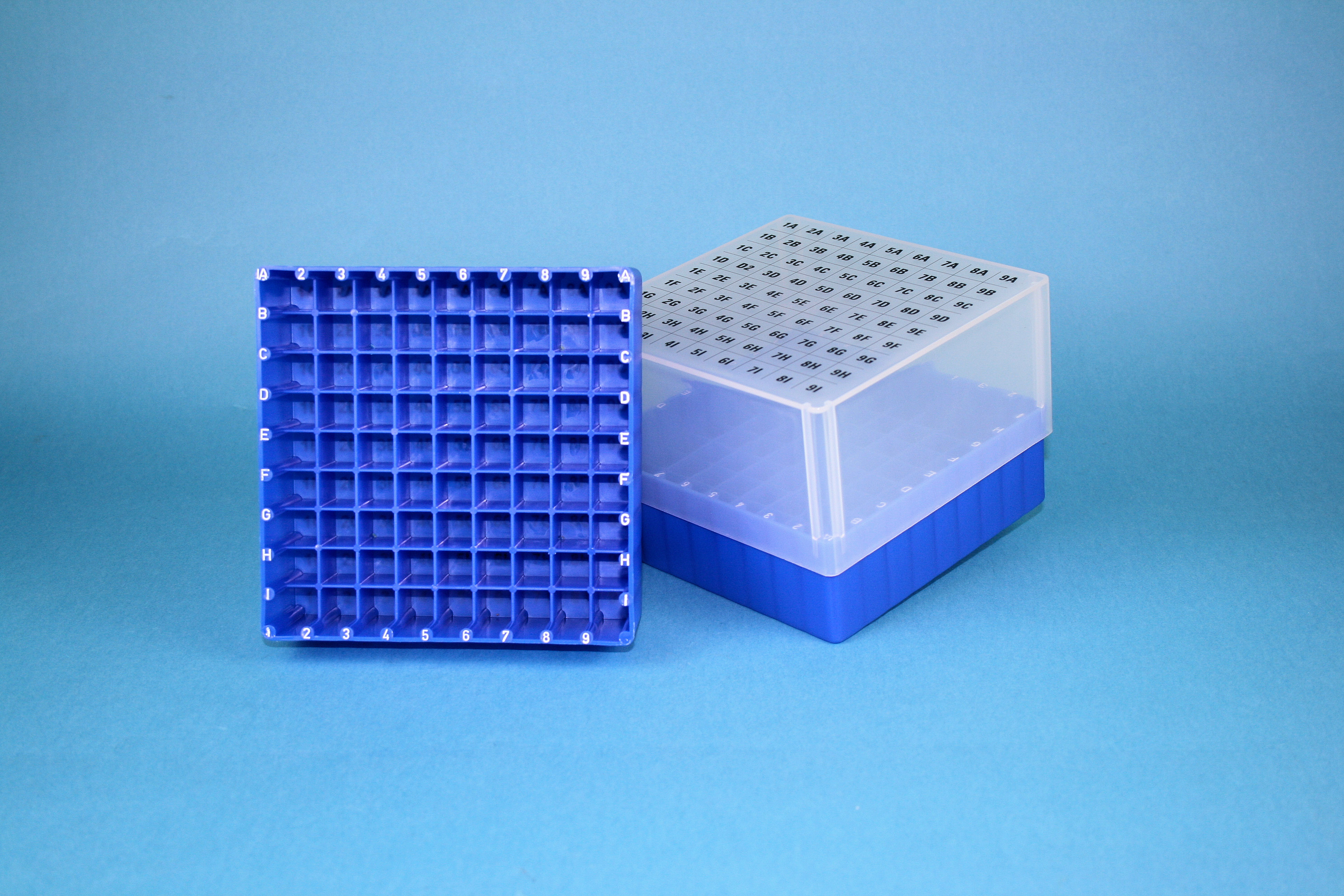 EPPi Box 95, 9x9, n-blå, 95mm, fast, PP, 12,5mm, I