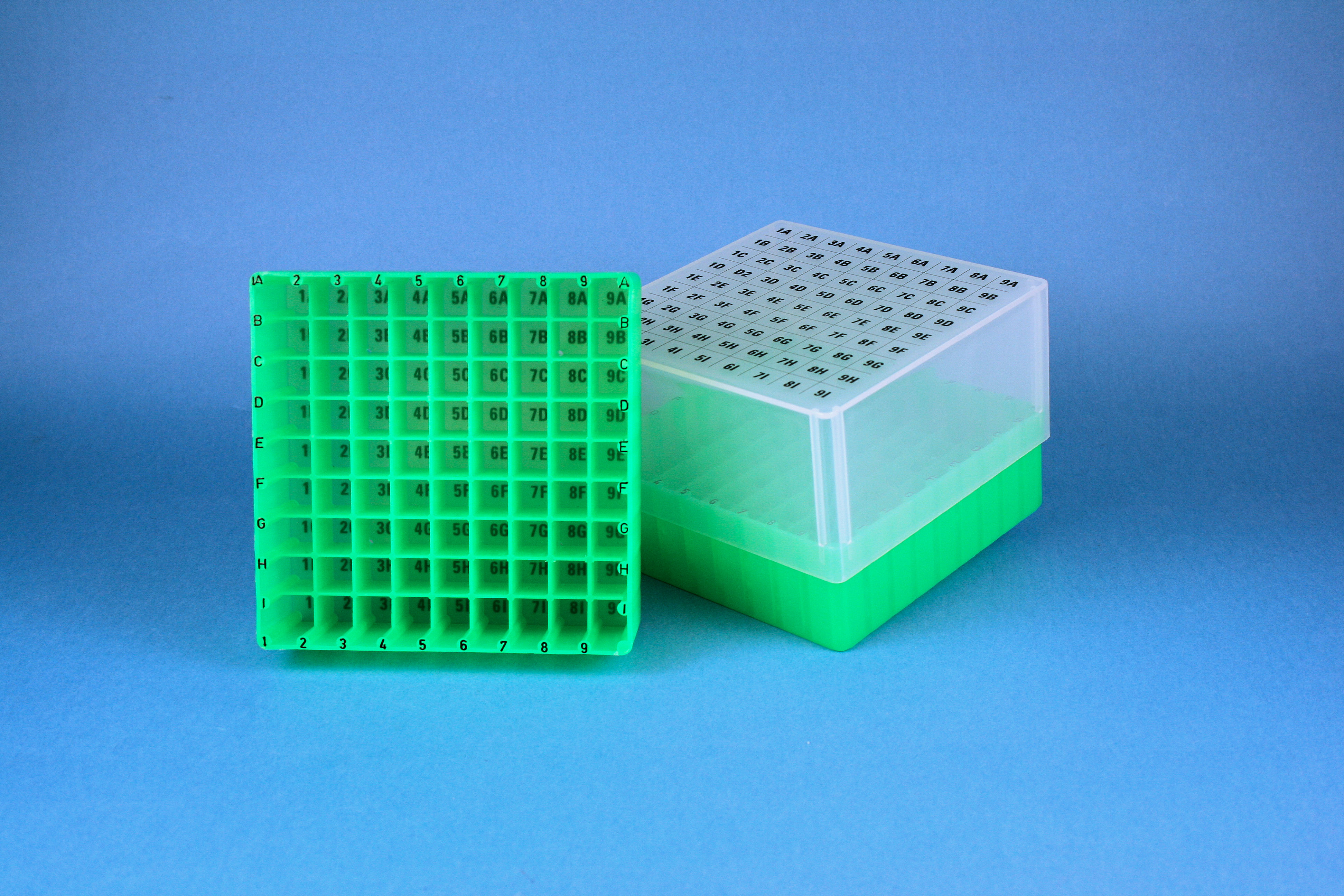 EPPi Box 95, 9x9, n-grøn, 95mm, fast, PP, 12,5mm,