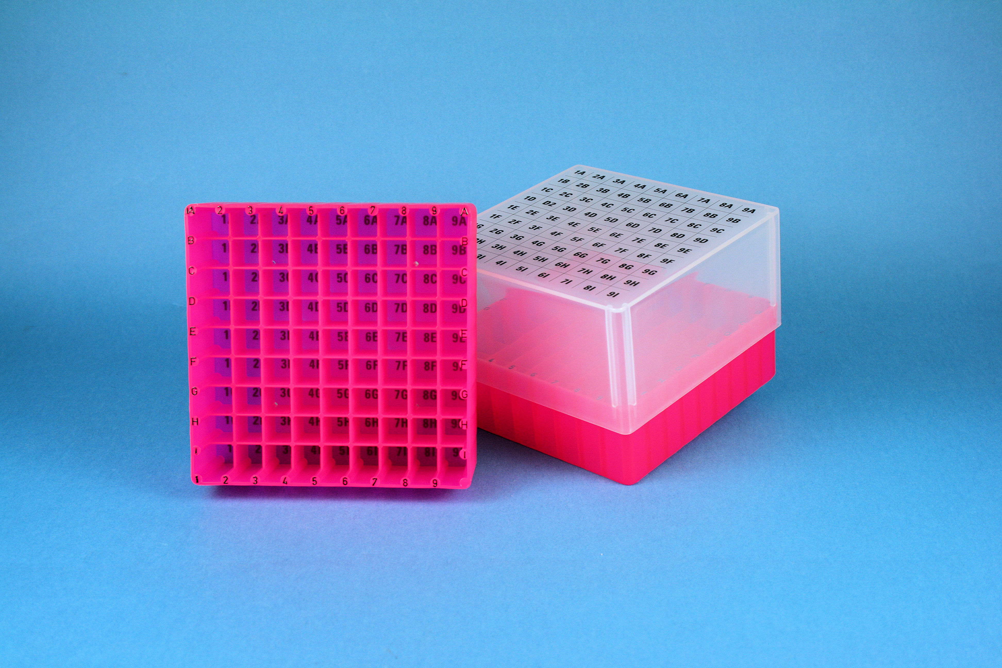 EPPi Box 95, 9x9, n-pink, 95mm, fast, PP, 12,5mm,