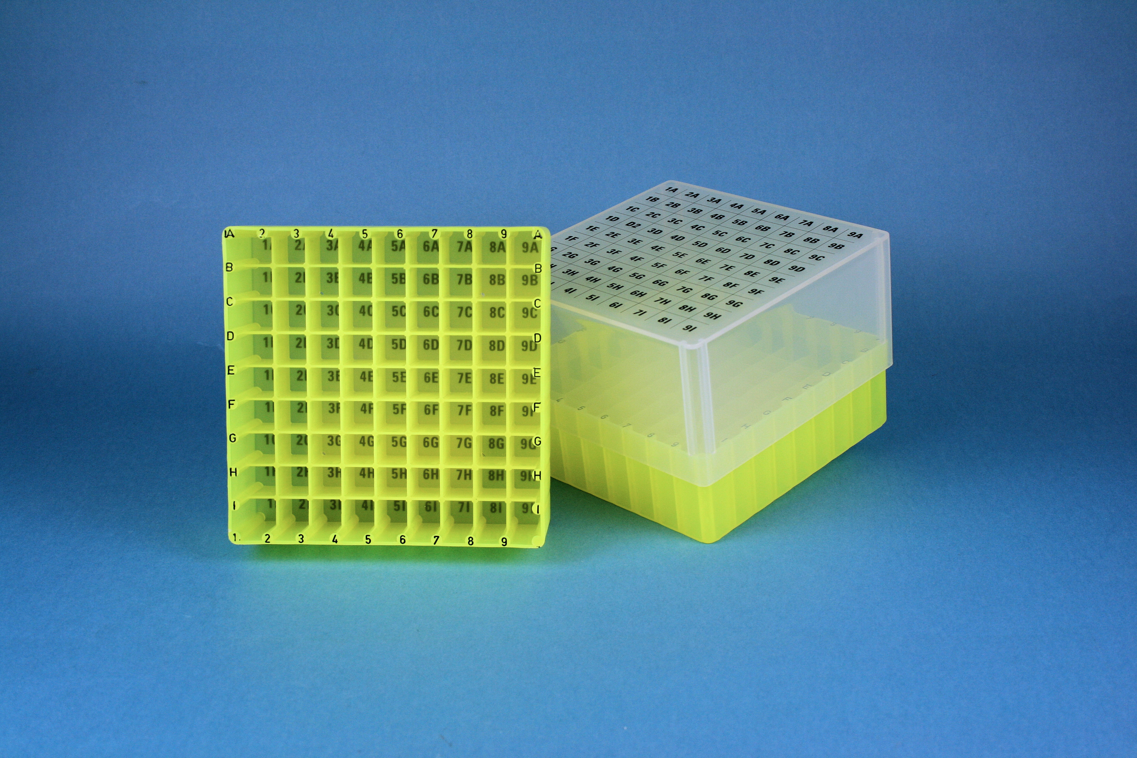 EPPi Box 95, 9x9, n-gul, 95mm, fast, PP, 12,5mm, I