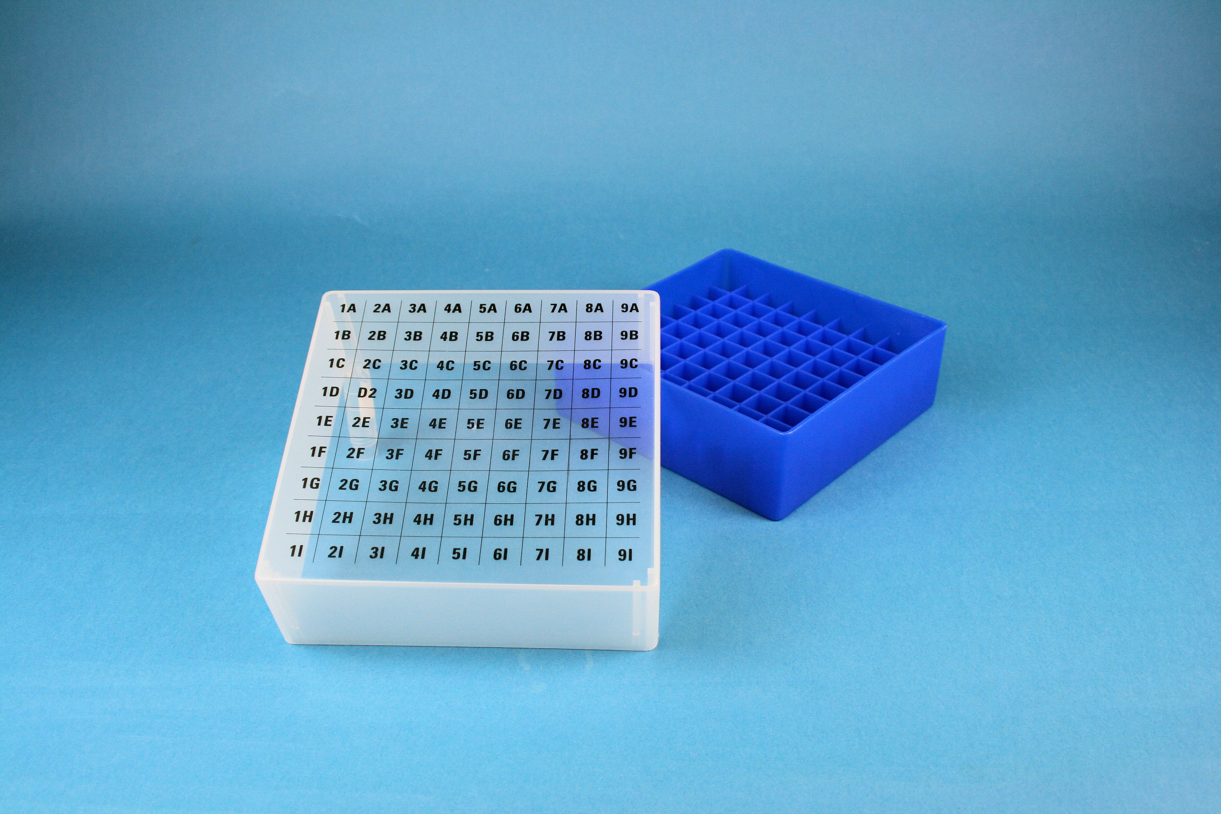 EPPi Box 75, 9x9, n-blå, 75mm, fast, PP, 12,5mm, I