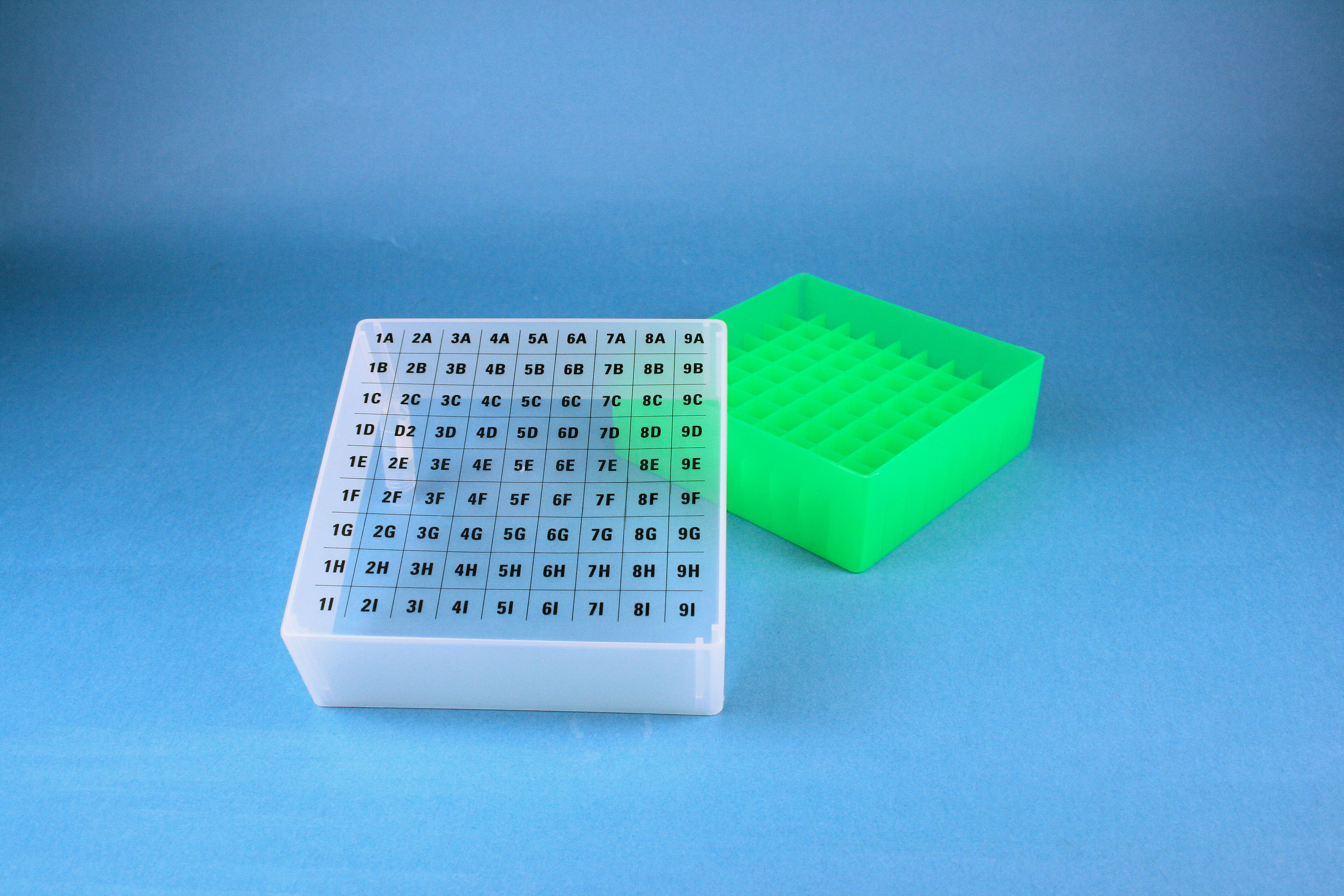 EPPi Box 75, 9x9, n-grøn, 75mm, fast, PP, 12,5mm,