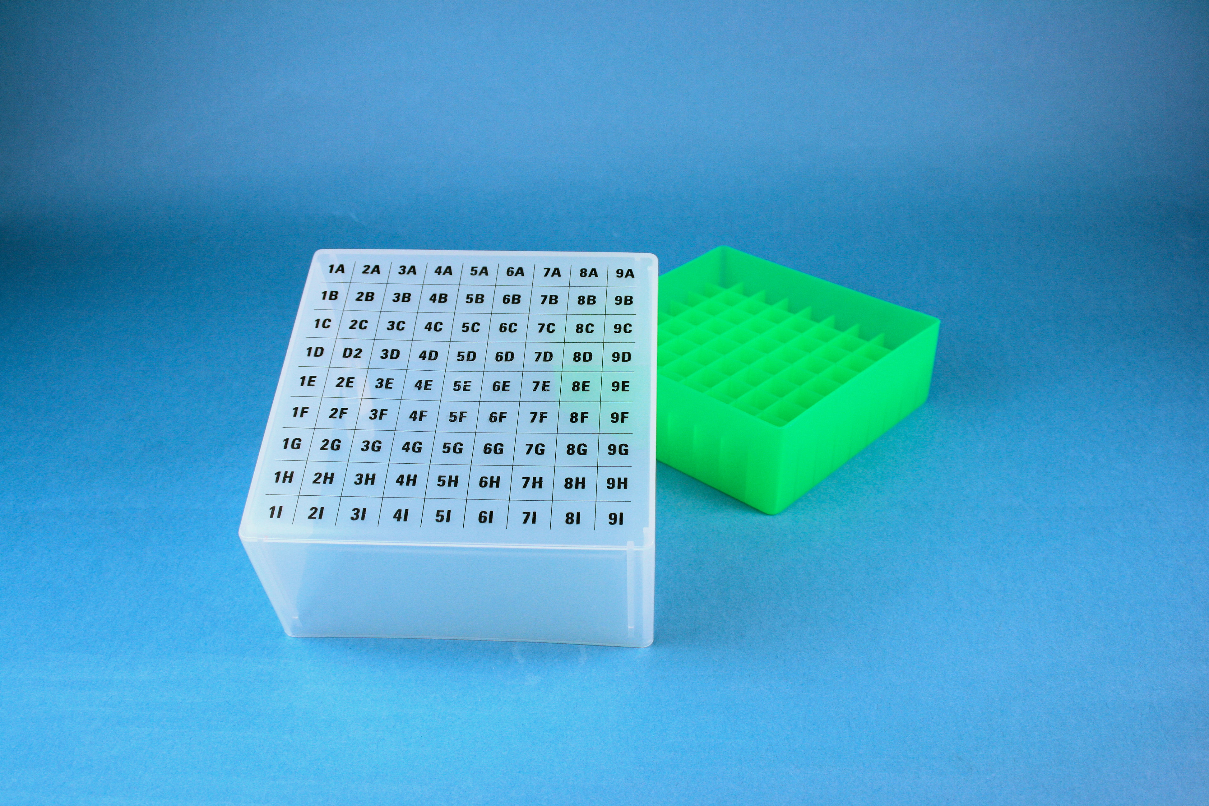 EPPi Box 95, 9x9, n-grøn, 95mm, fast, PP, 12,5mm,