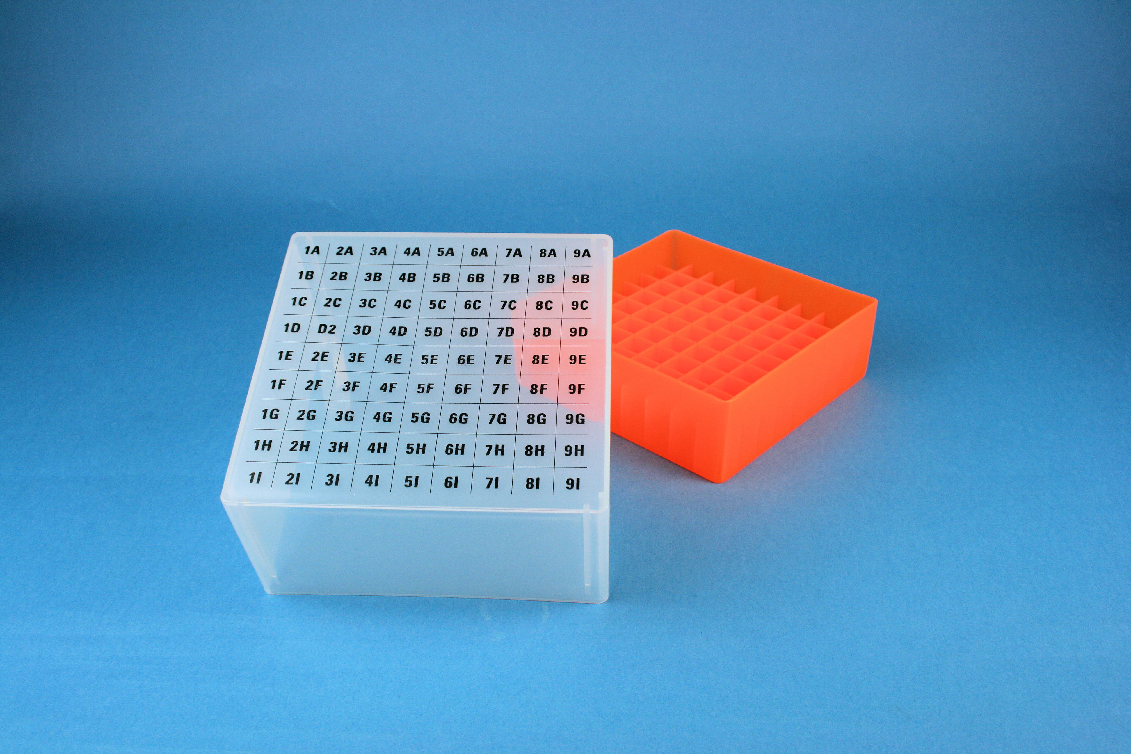 EPPi Box 95, 9x9, n-orange, 95mm, fast, PP, 12,5mm