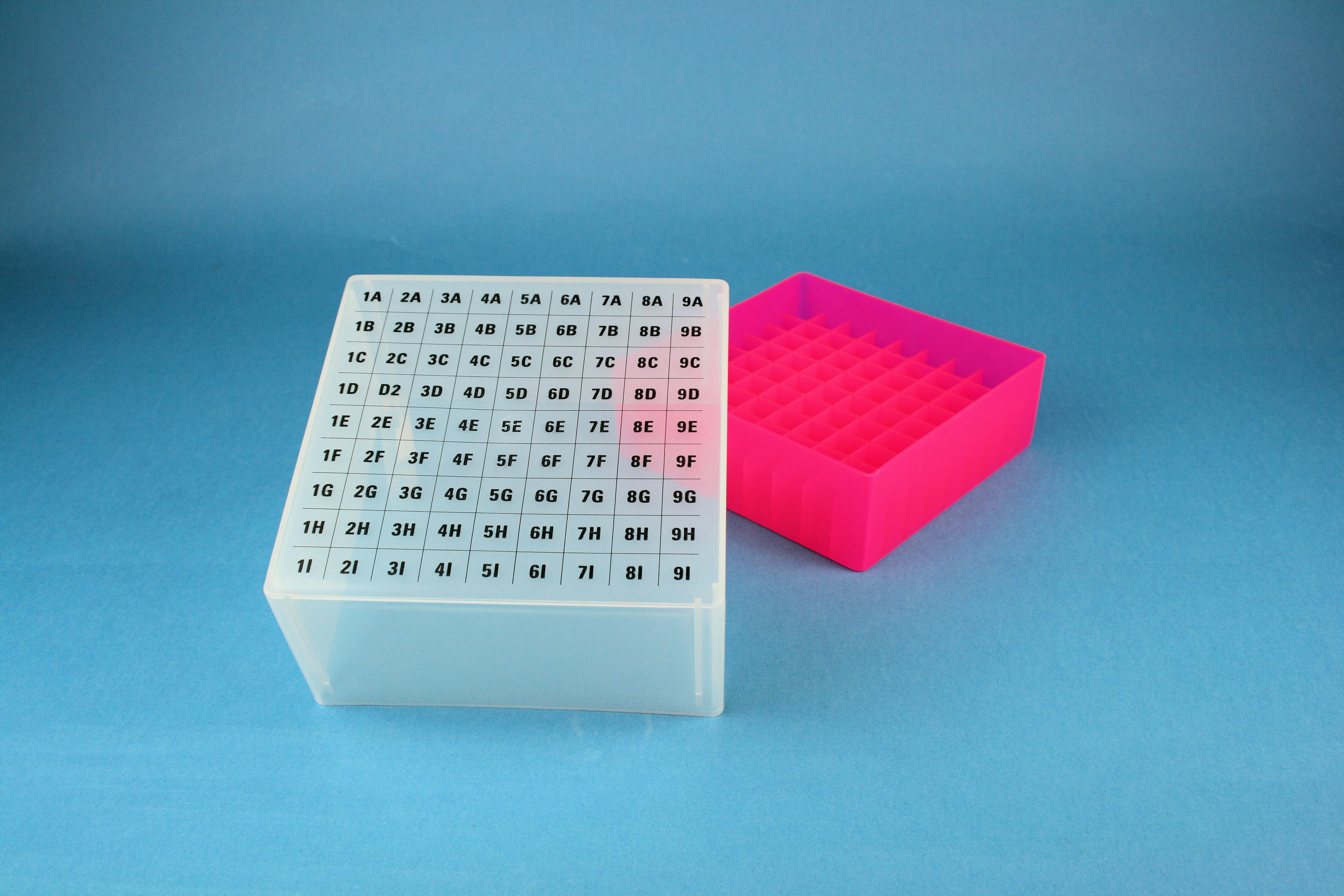 EPPi Box 95, 9x9, n-pink, 95mm, fast, PP, 12,5mm,