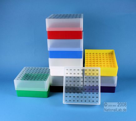 EPPi Box 95, 9x9, rød, 95mm, fast, PP, 12,5mm, ID