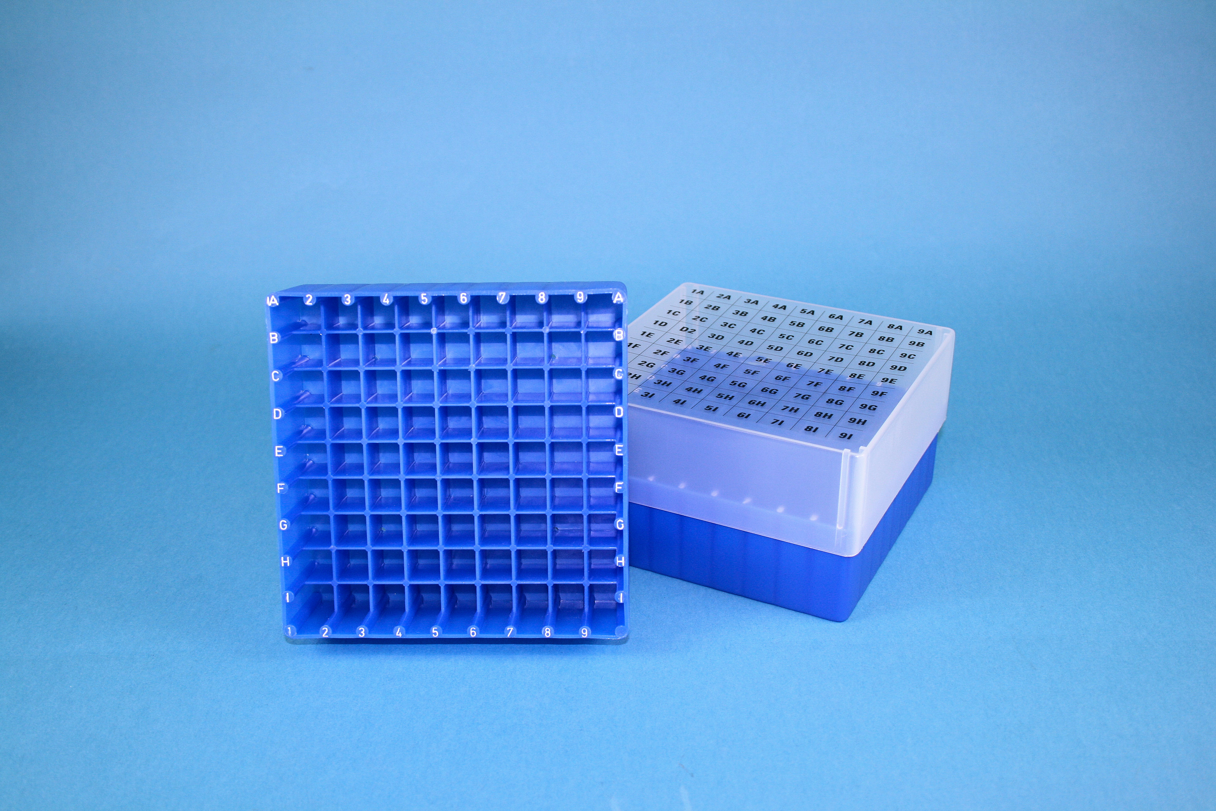 EPPi Box 75, 9x9, n-blå, 75mm, fast, PP, 12,5mm, I