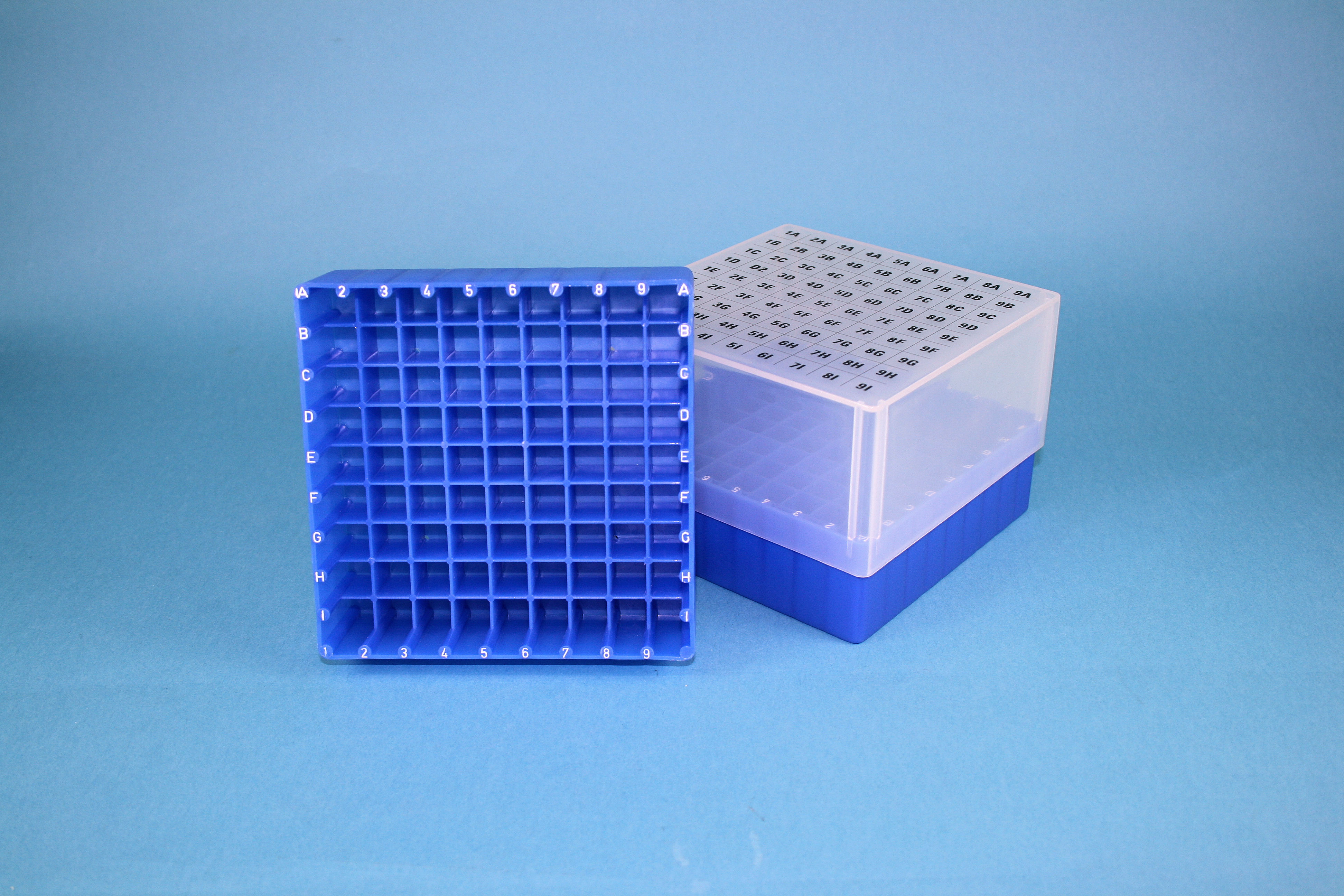 EPPi Box 95, 9x9, n-blå, 95mm, fast, PP, 12,5mm, I