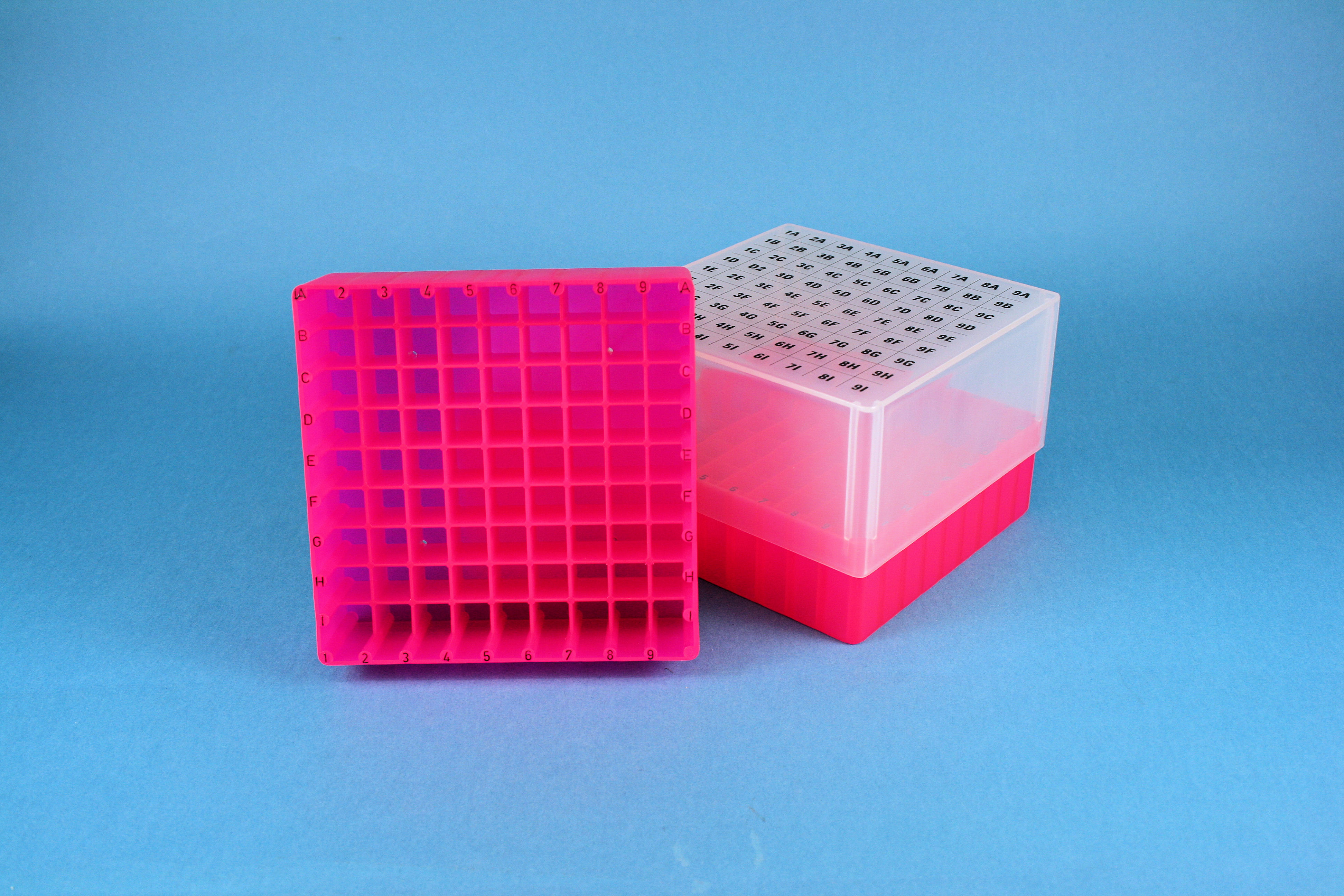 EPPi Box 95, 9x9, n-pink, 95mm, fast, PP, 12,5mm,