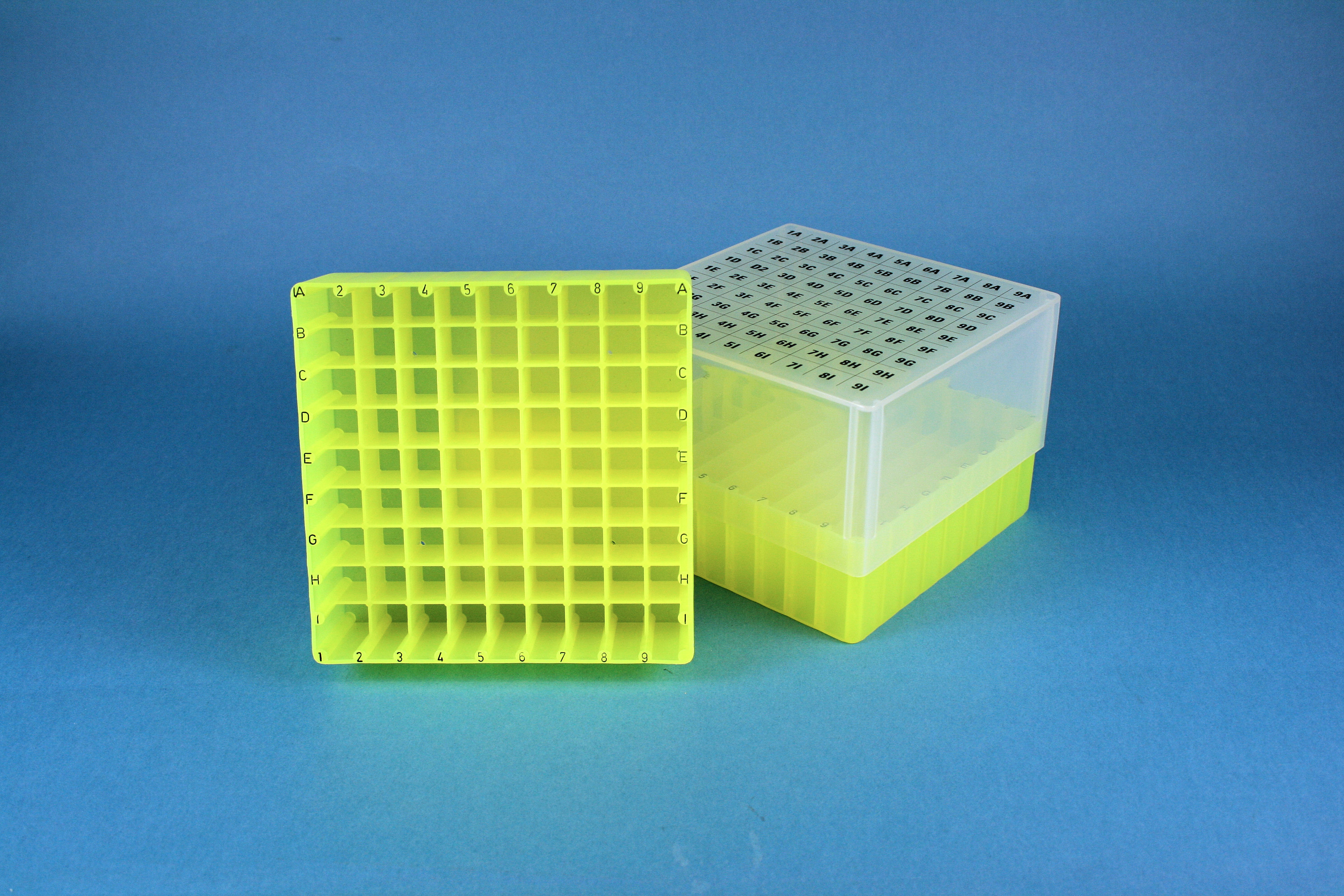 EPPi Box 95, 9x9, n-gul, 95mm, fast, PP, 12,5mm, I