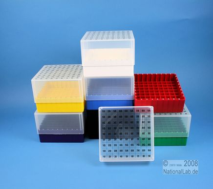 EPPi Box 95, 9x9, rød, 95mm, fast, PP, 12,5mm, ID