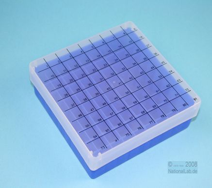 EPPi Box 50, 9x9, n-blå, 52mm, fast, PP, 12,5mm, I