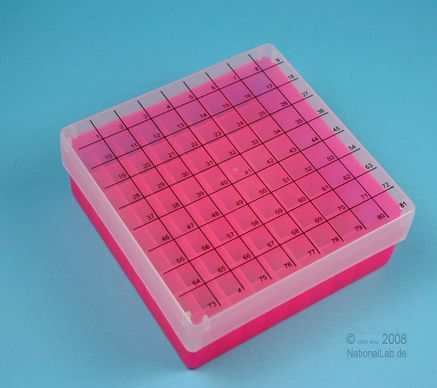 EPPi Box 50, 9x9, n-pink, 52mm, fast, PP, 12,5mm,