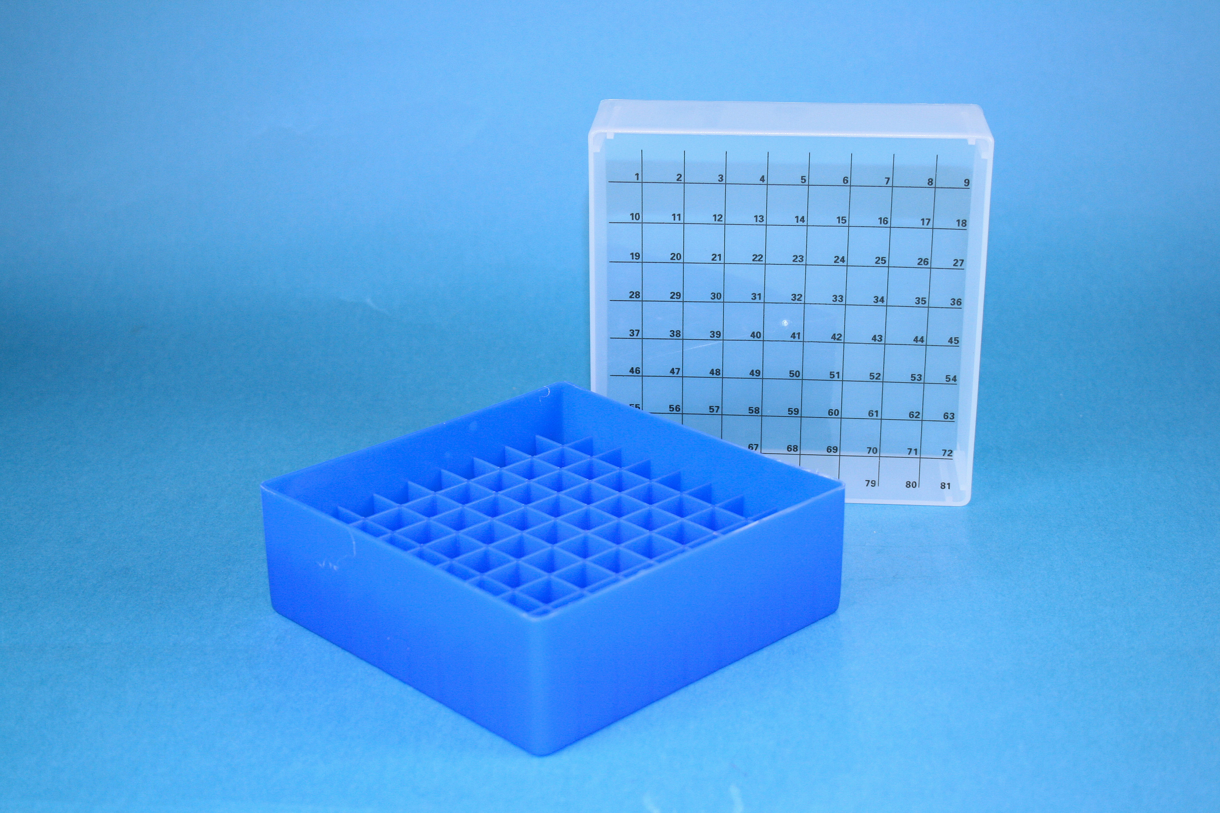 EPPi Box 75, 9x9, n-blå, 75mm, fast, PP, 12,5mm, I