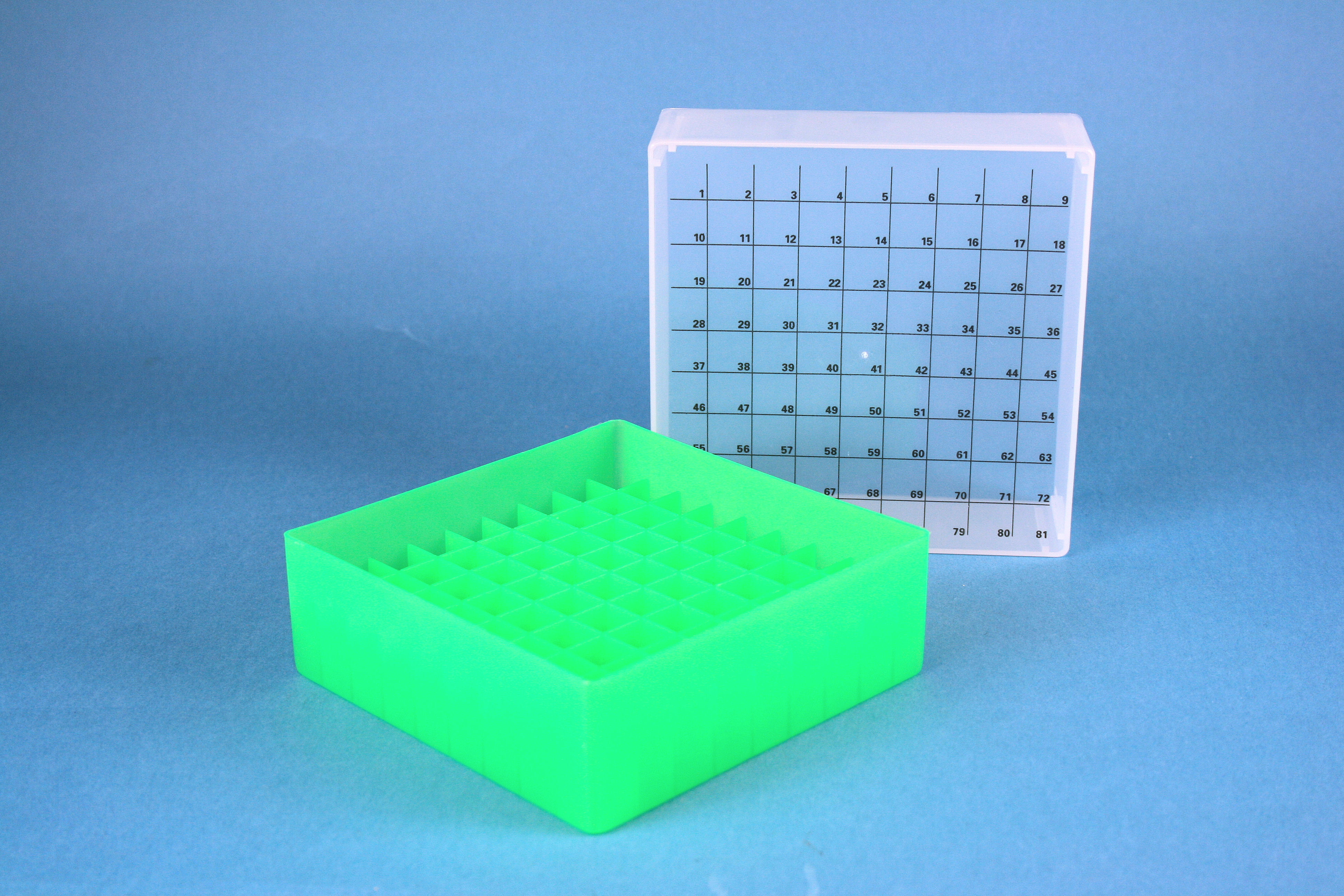 EPPi Box 75, 9x9, n-grøn, 75mm, fast, PP, 12,5mm,