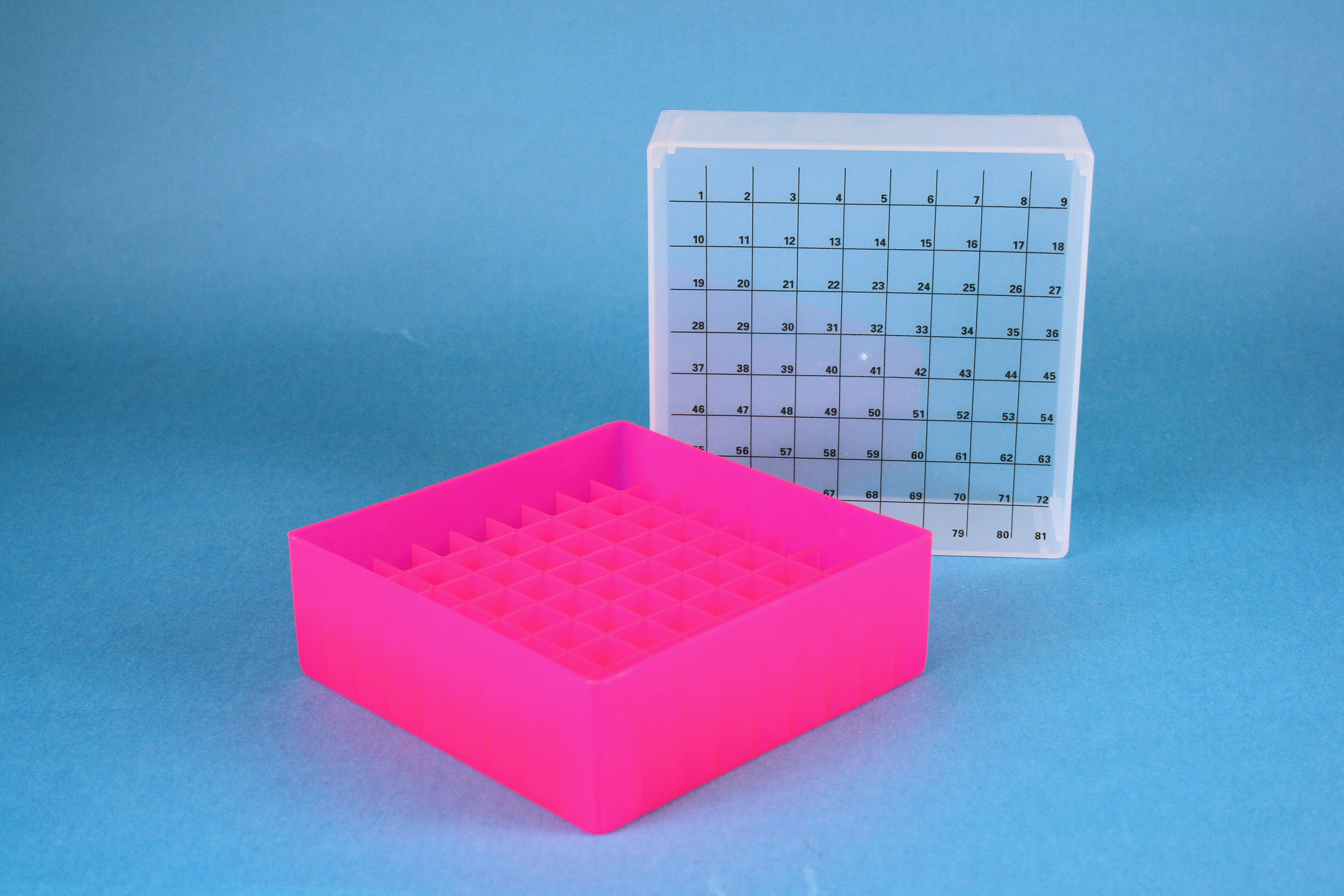 EPPi Box 75, 9x9, n-pink, 75mm, fast, PP, 12,5mm,