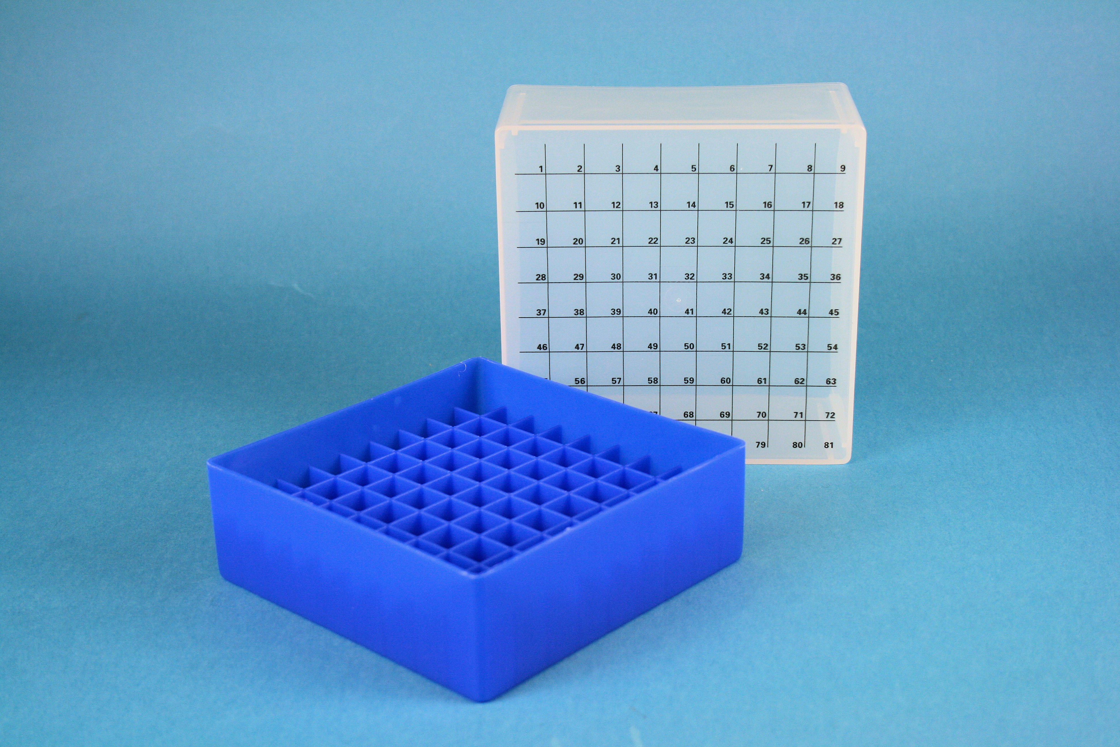 EPPi Box 95, 9x9, n-blå, 95mm, fast, PP, 12,5mm, I