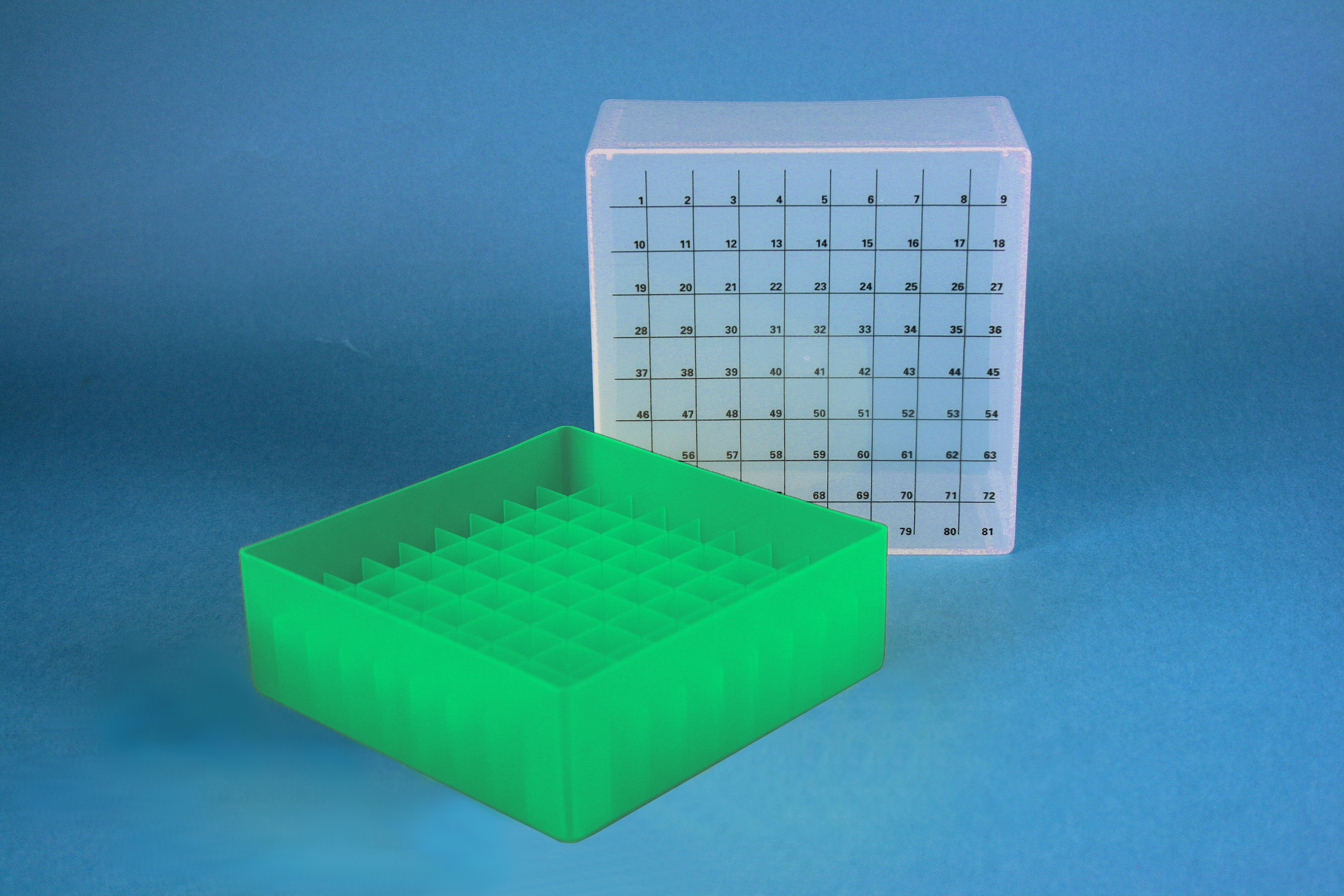 EPPi Box 95, 9x9, n-grøn, 95mm, fast, PP, 12,5mm,