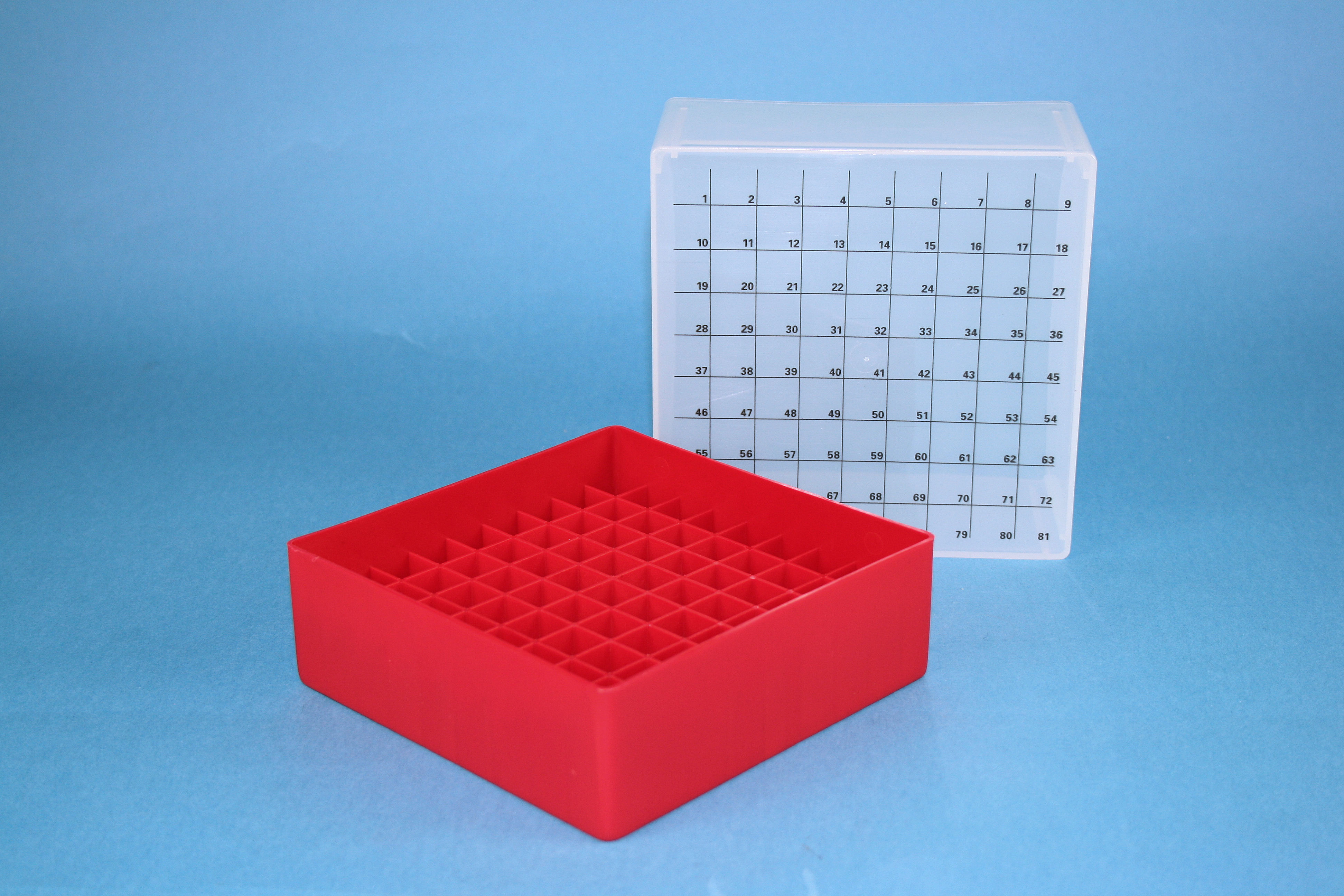 EPPi Box 95, 9x9, rød, 95mm, fast, PP, 12,5mm, ID