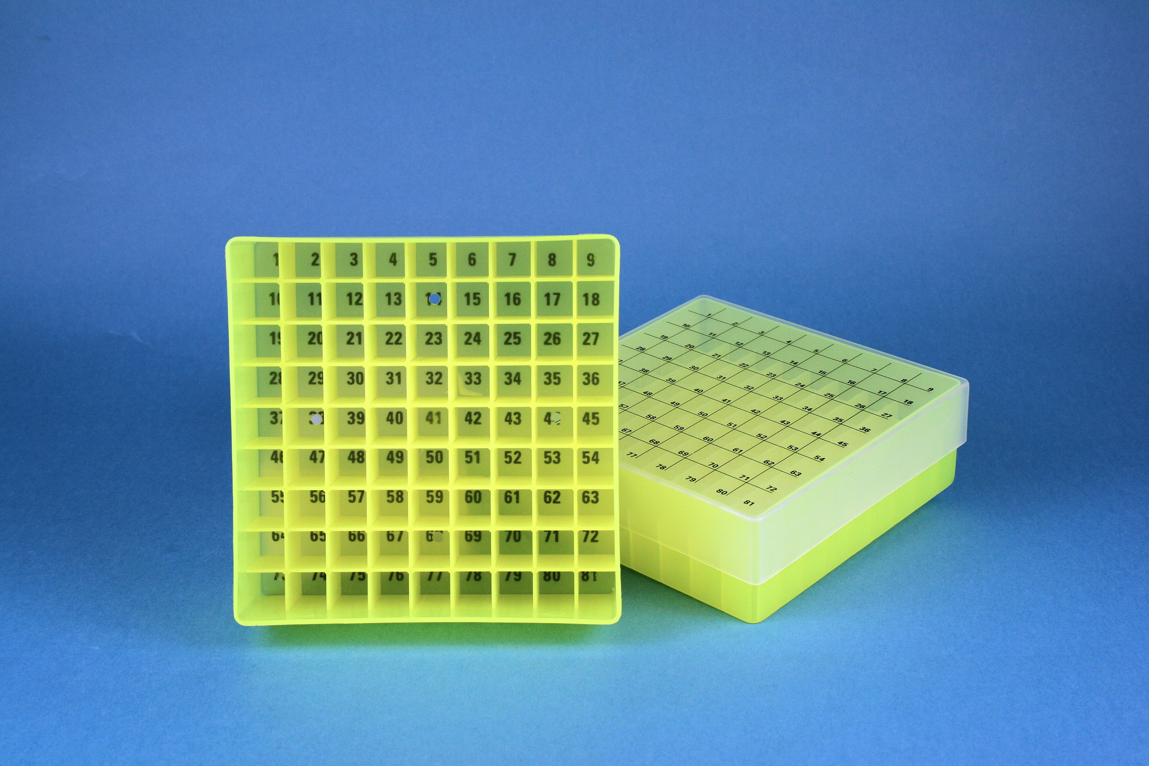 EPPi Box 45, 9x9, n-gul, 45-53mm, var., PP, 12,5mm