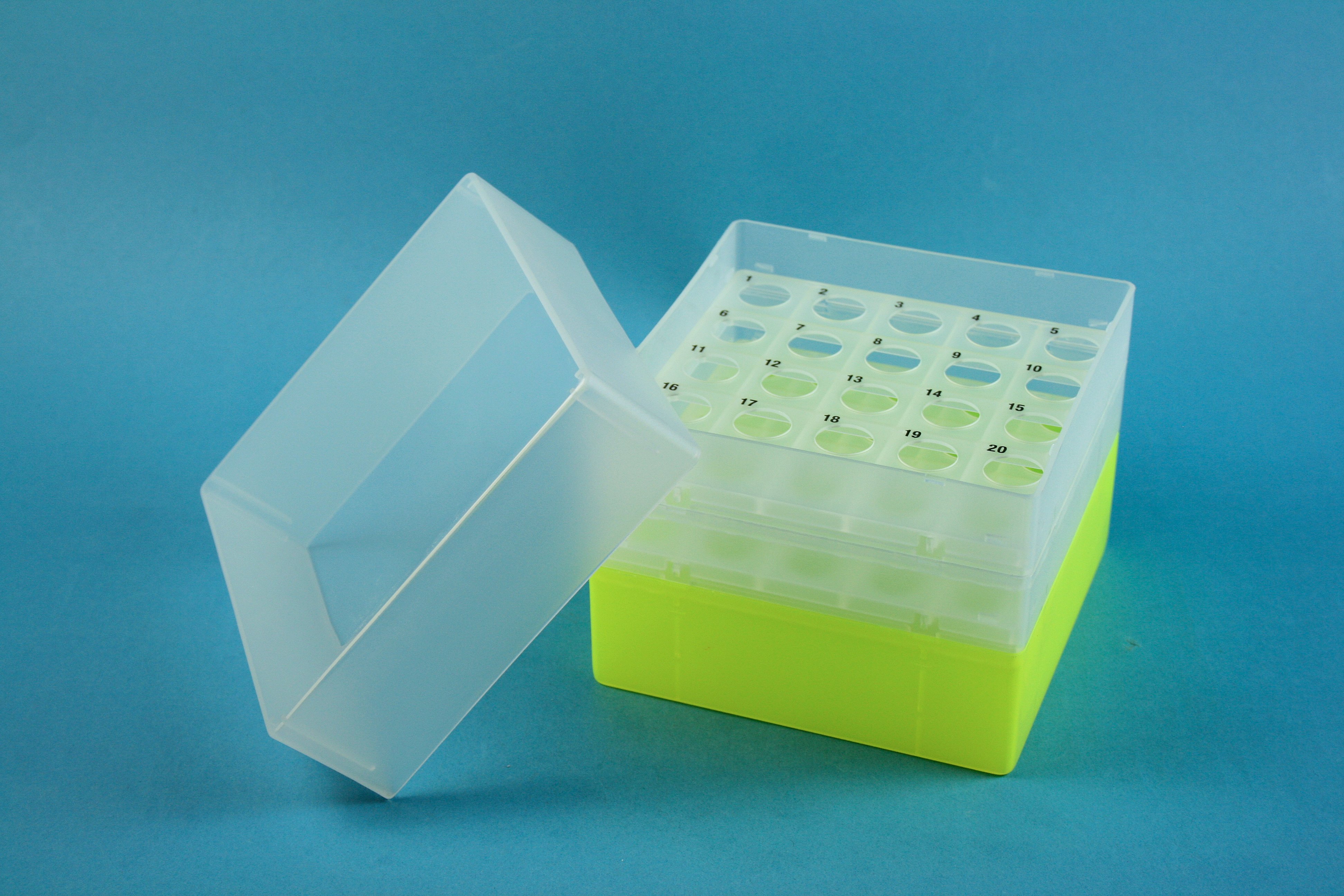 EPPi Box 128, 5x5, n-gul, 128mm, fast, PC, 17mm