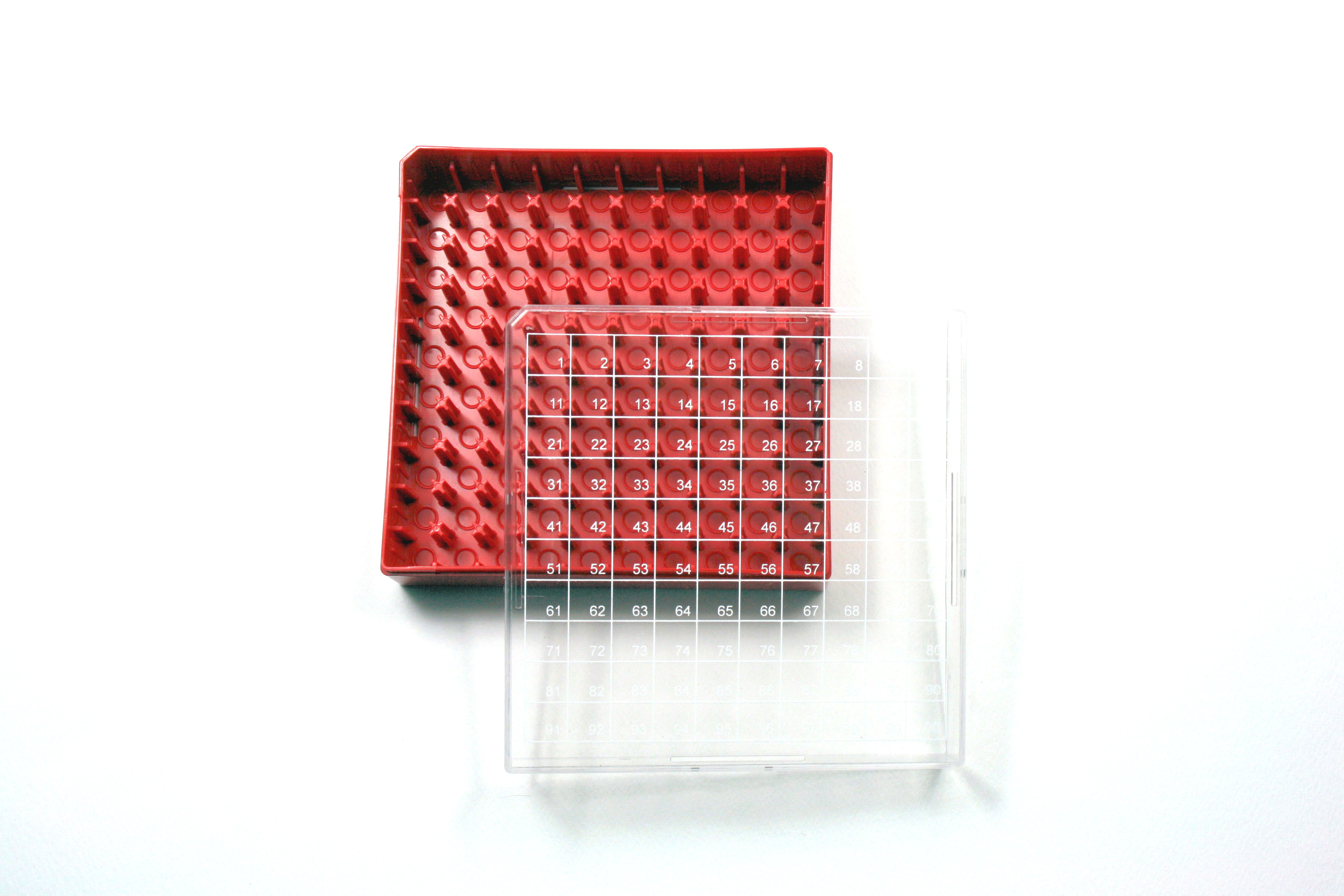 Kryo Box 100, 10x10, rød, 52mm, fast