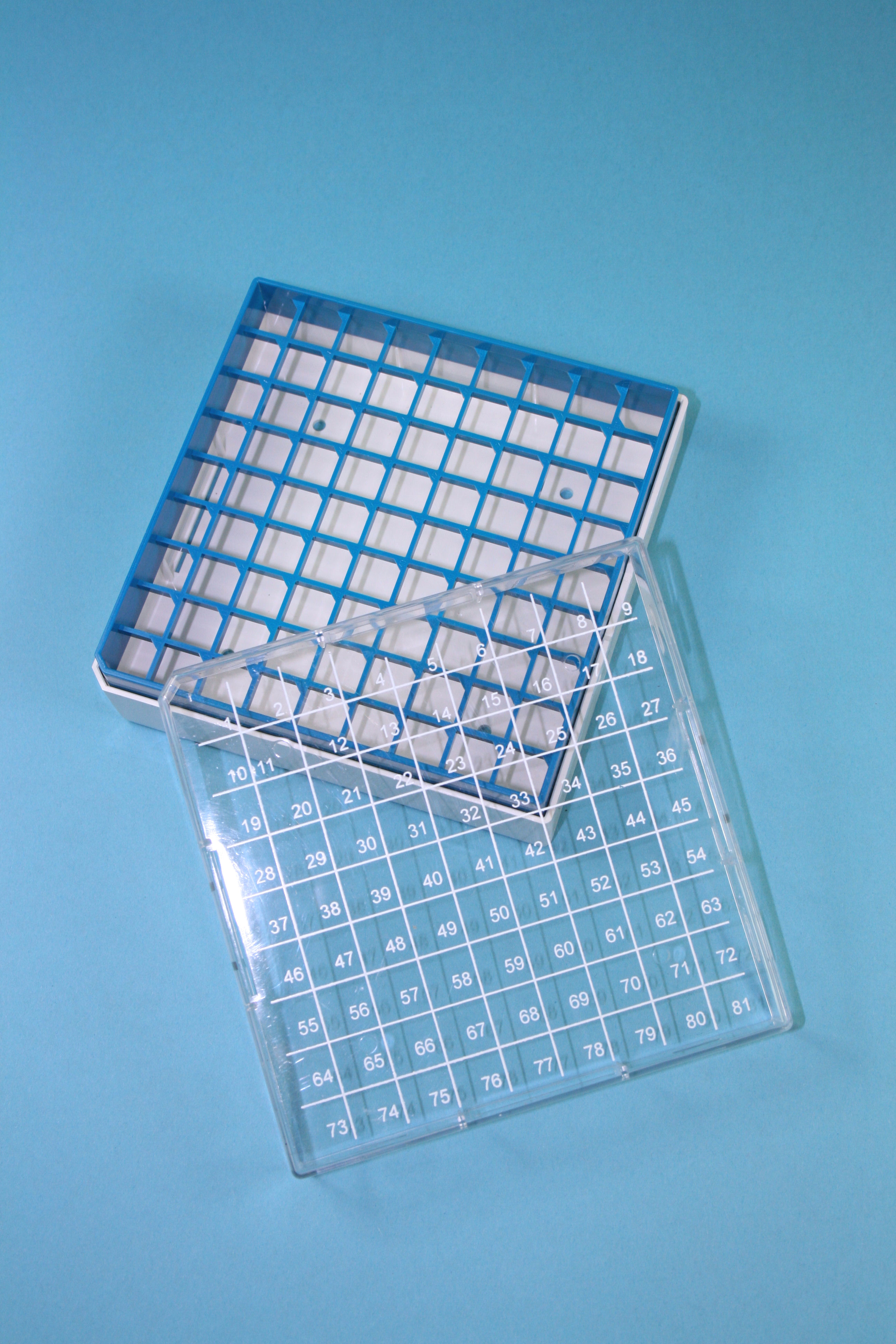 Kryo Box 81, 9x9, blå, 52mm, fast