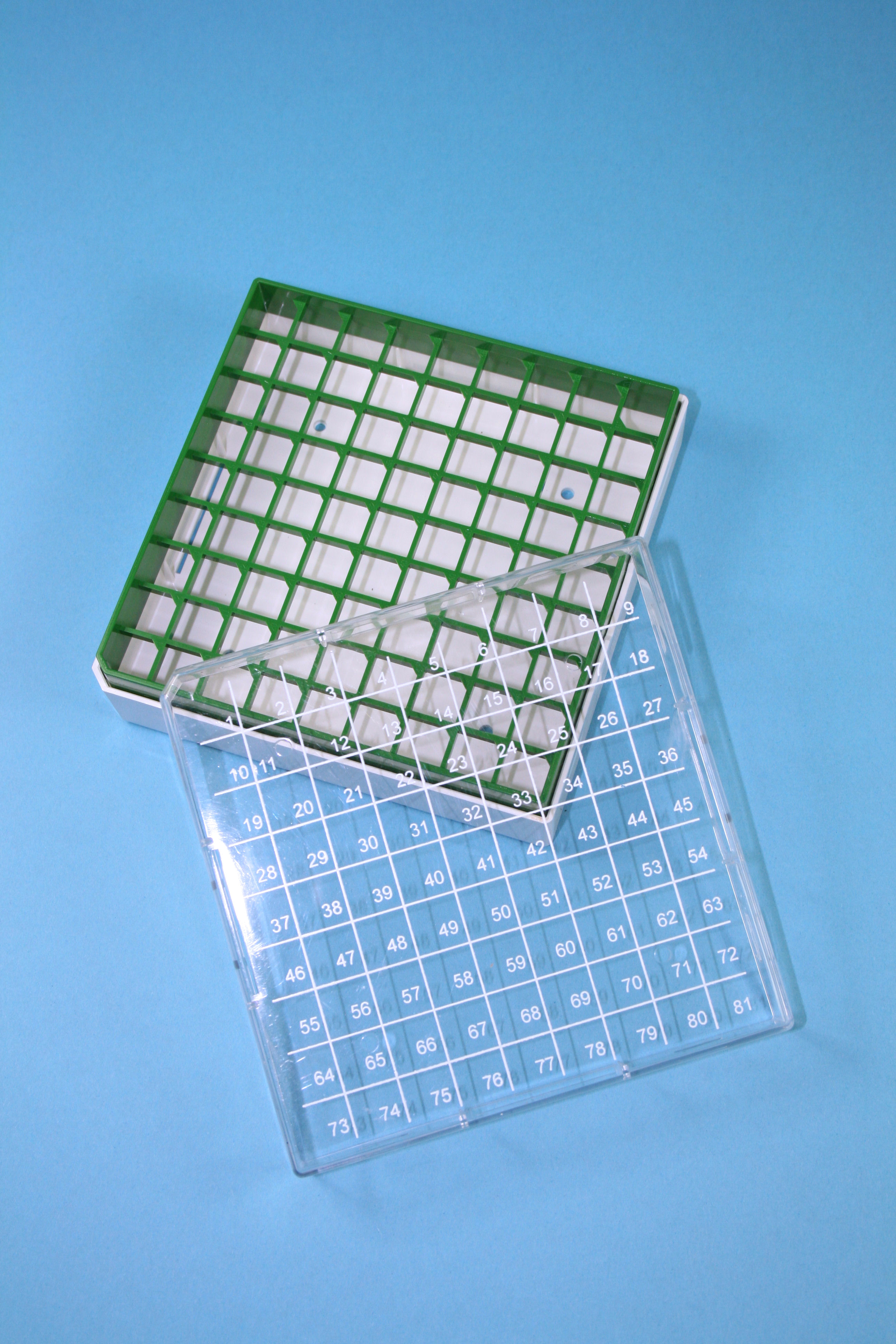 Kryo Box 81, 9x9, grøn, 52mm, fast