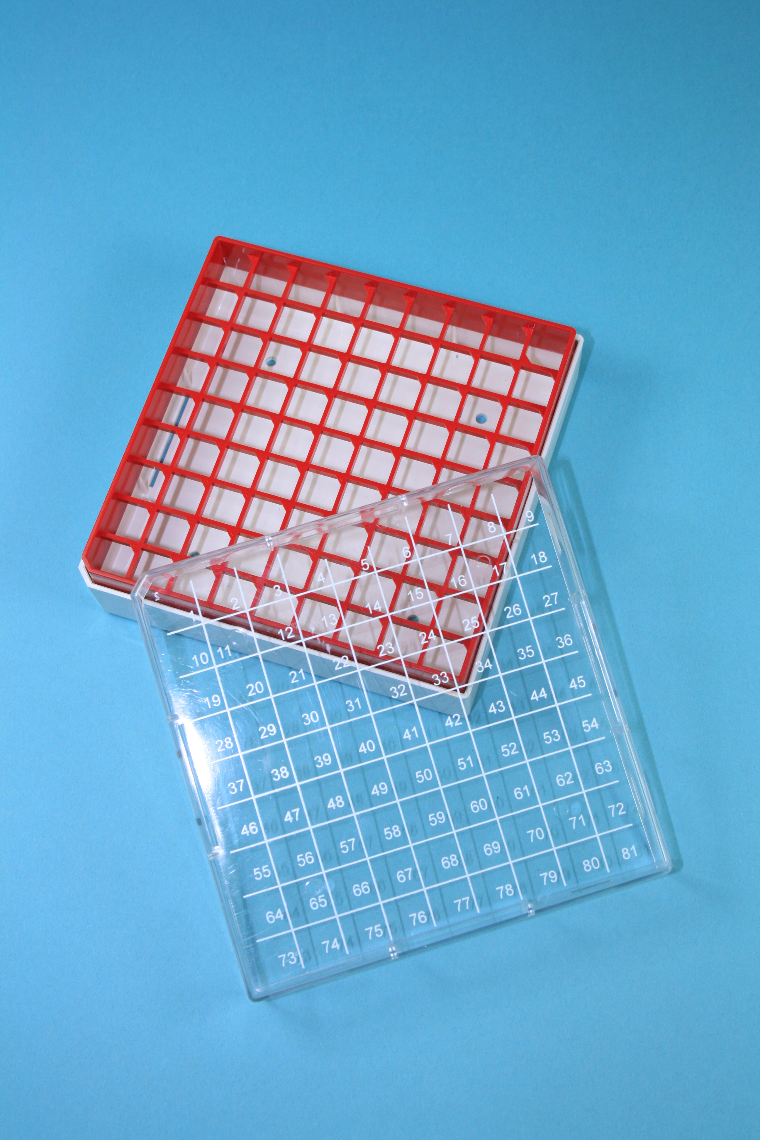 Kryo Box 81, 9x9, rød, 52mm, fast