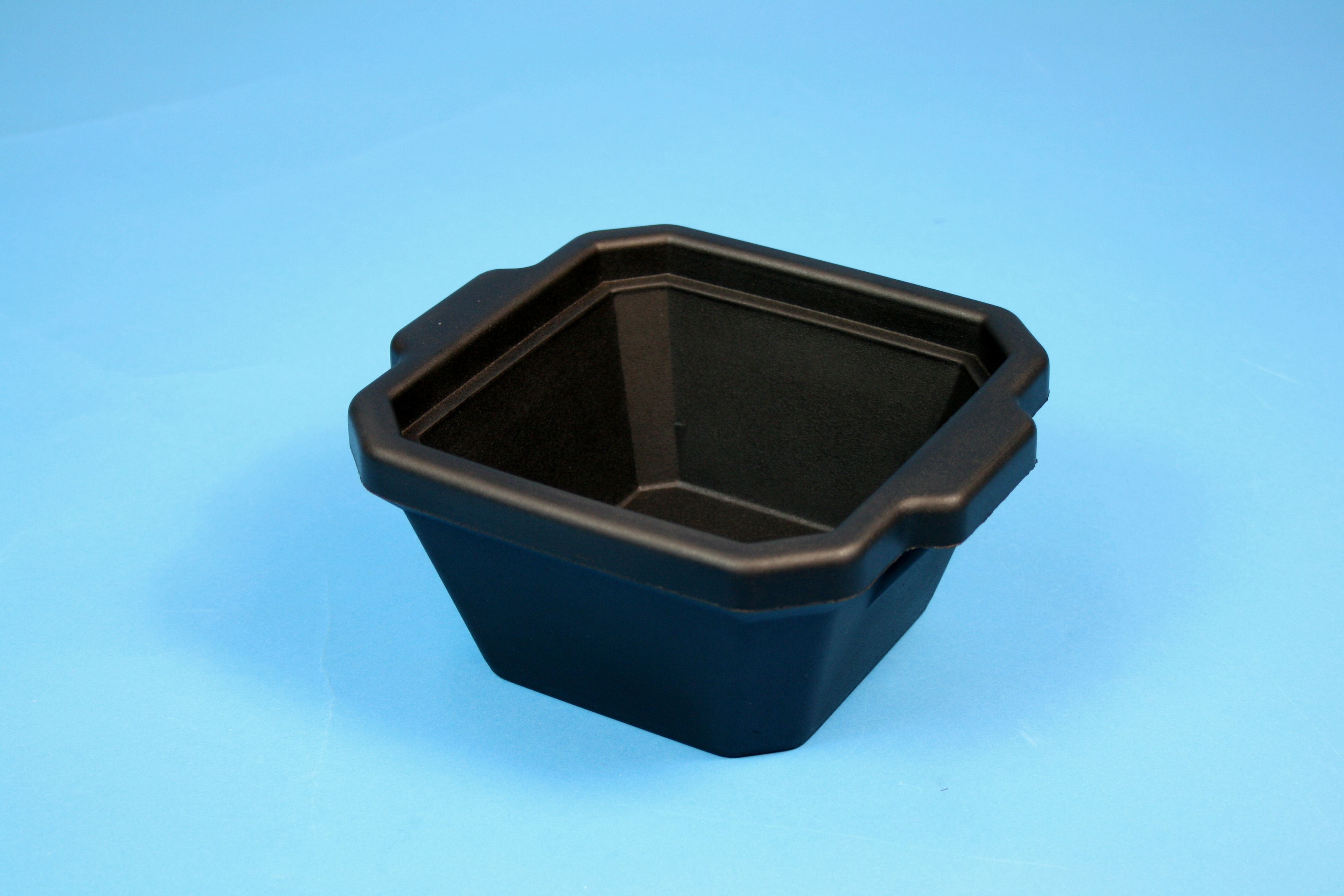 Thorbi isbakke, 1 liter, sort, PVC, u. låg