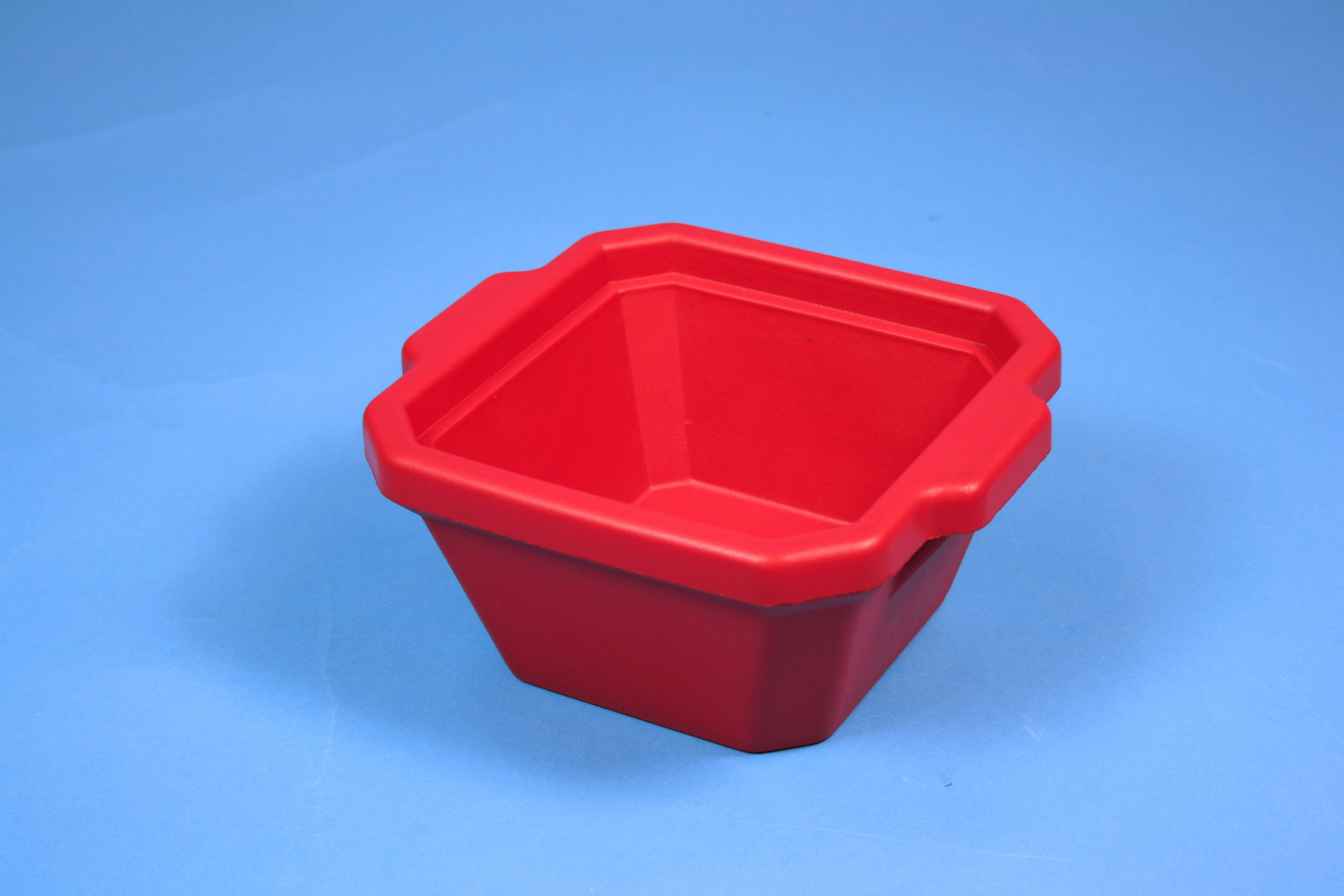 Thorbi isbakke, 1 liter, rød, PVC, u. låg