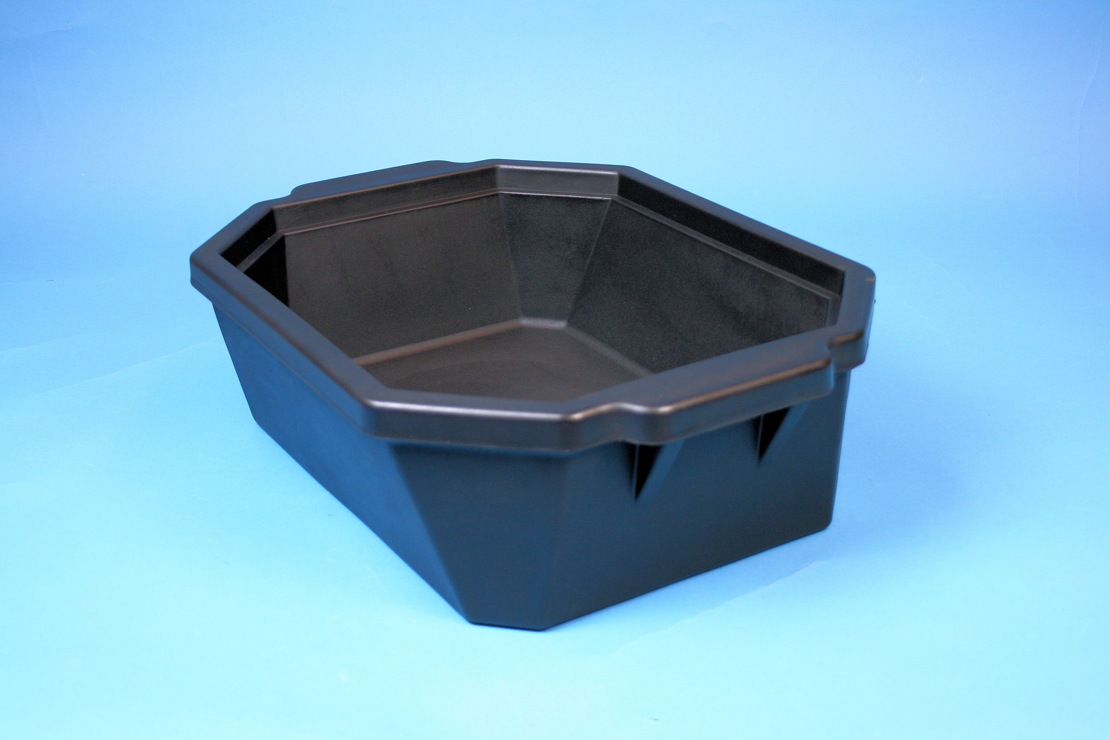 Thorbi isbakke, 9 liter, sort, PVC, u. låg