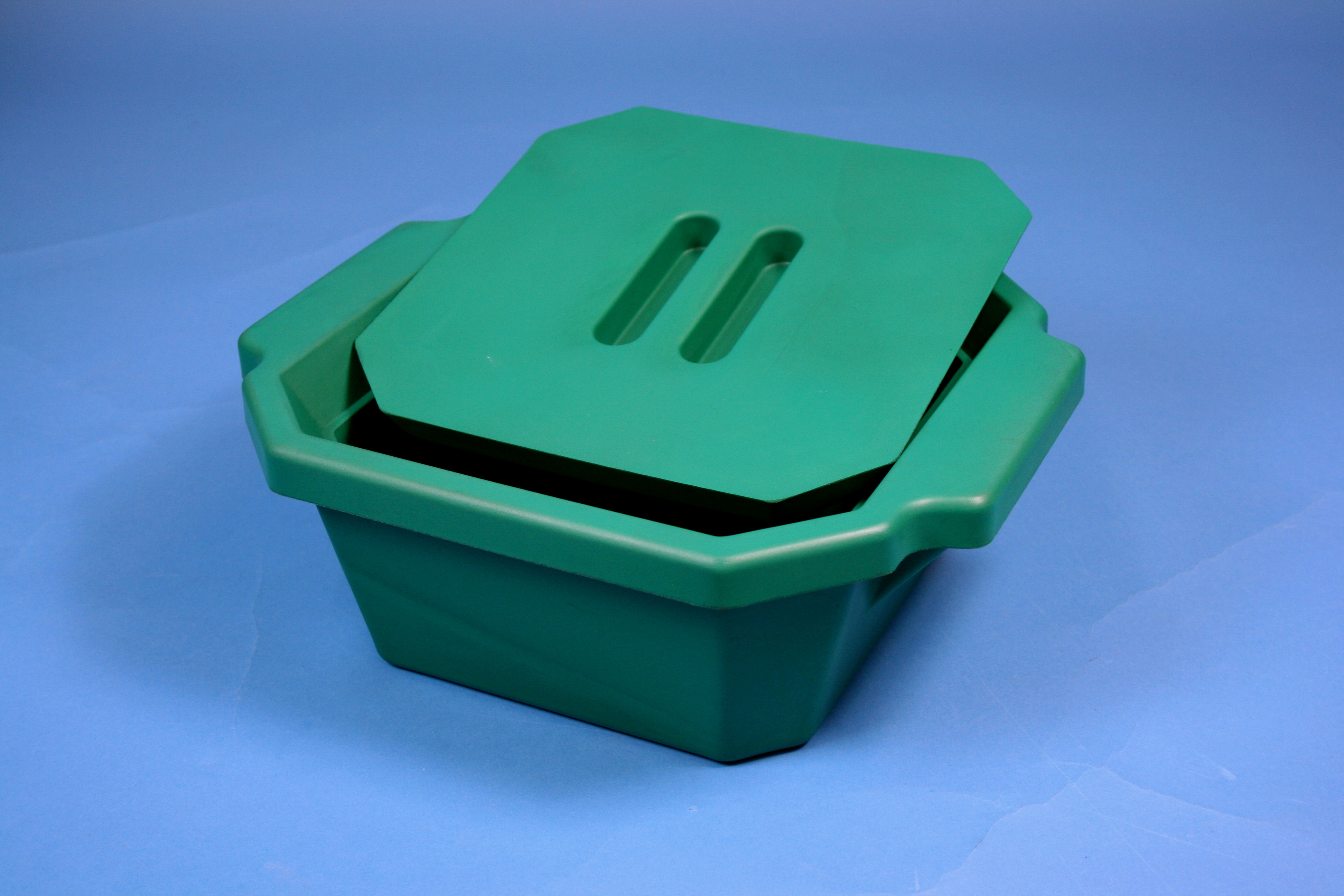 Thorbi isspand, 2,5 liter, grøn, PVC, med låg