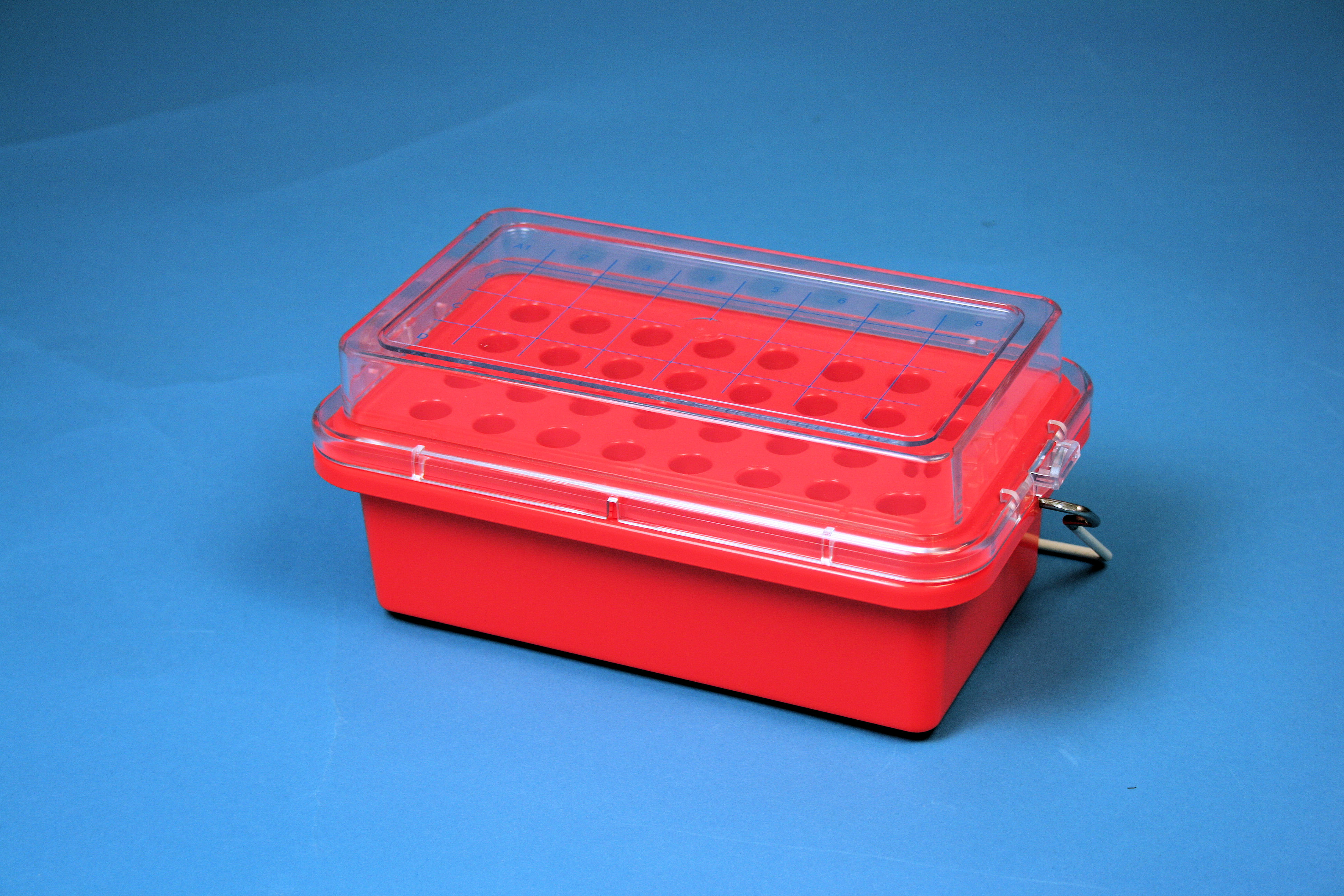 Isotherm Mini Cooler 0€C, 8x4 pos, 0,5-2 ml, red