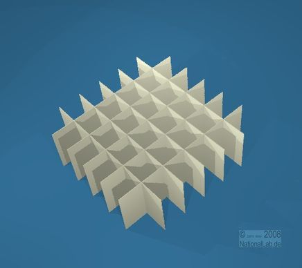 NANU, 6x6 pos. indd., 25mm, fiber, 21,8mm, 20stk