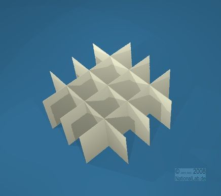 NANU, 4x4 pos. inddeler, 30mm, fiber, 33mm, 20 stk