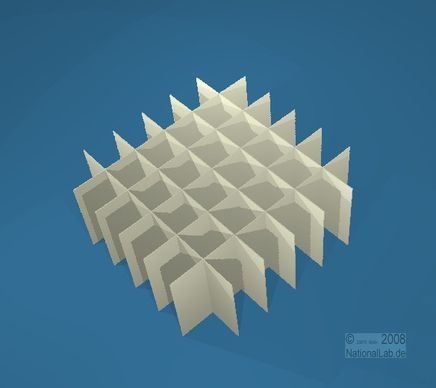 NANU, 6x6 pos. indd., 30mm, fiber, 21,8mm, 20stk