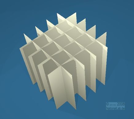 NANU, 5x5 pos. indd., 65mm, fiber, 26,3mm, 20stk